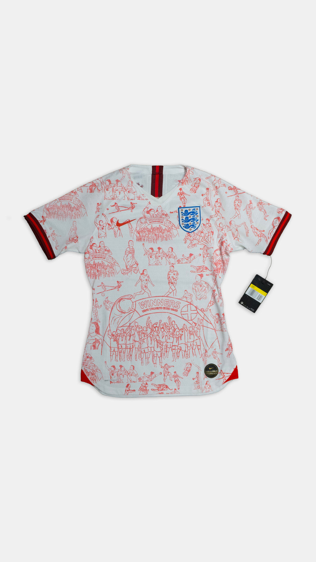 Custom England Nike Lioness home shirt Player Version 2019/20