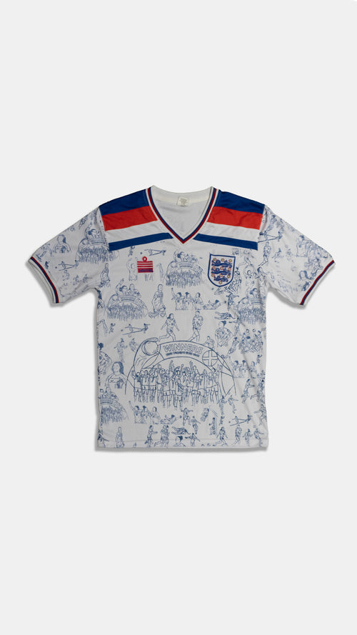 Custom Admiral England 1982 retro remake shirt