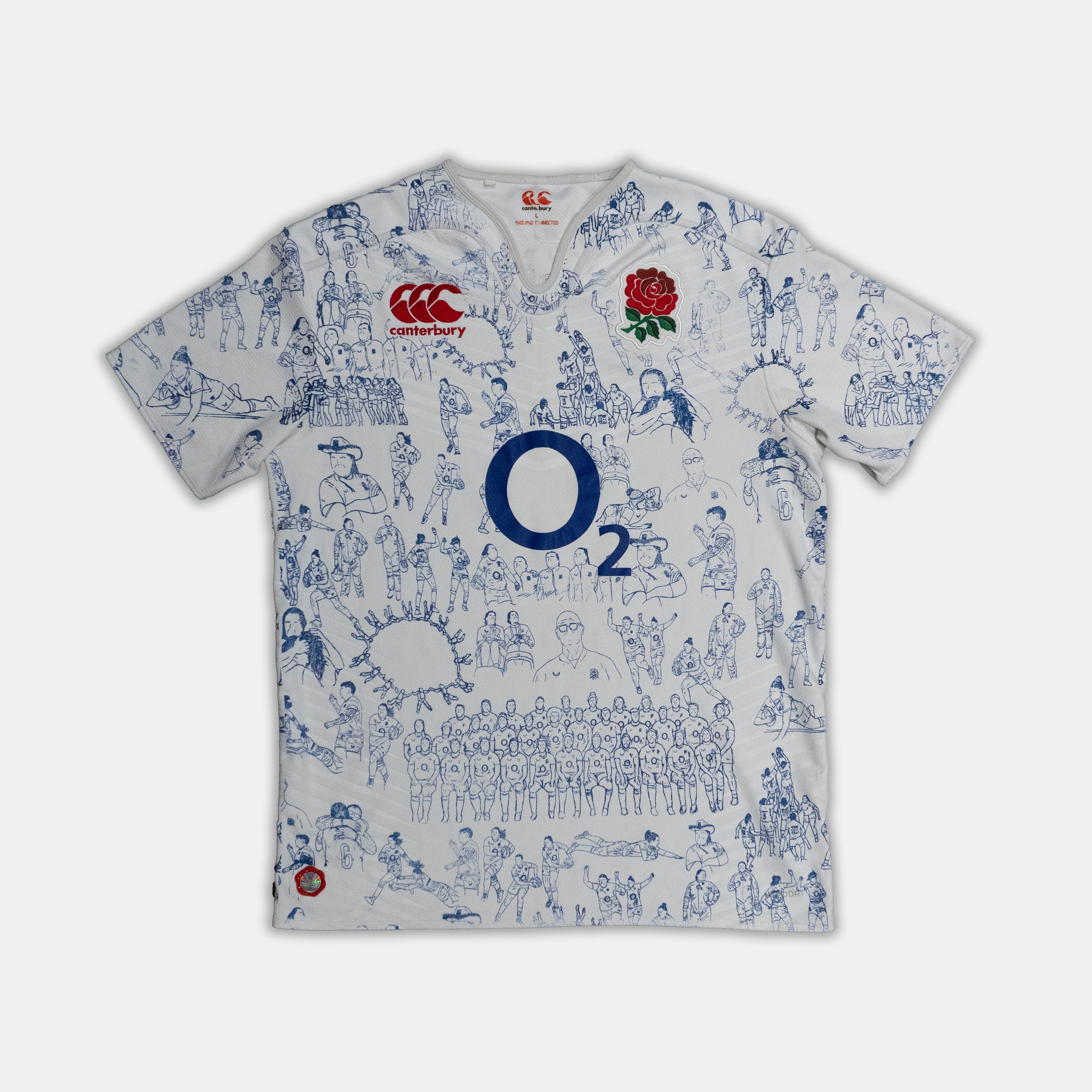 Custom Canterbury England Rugby top