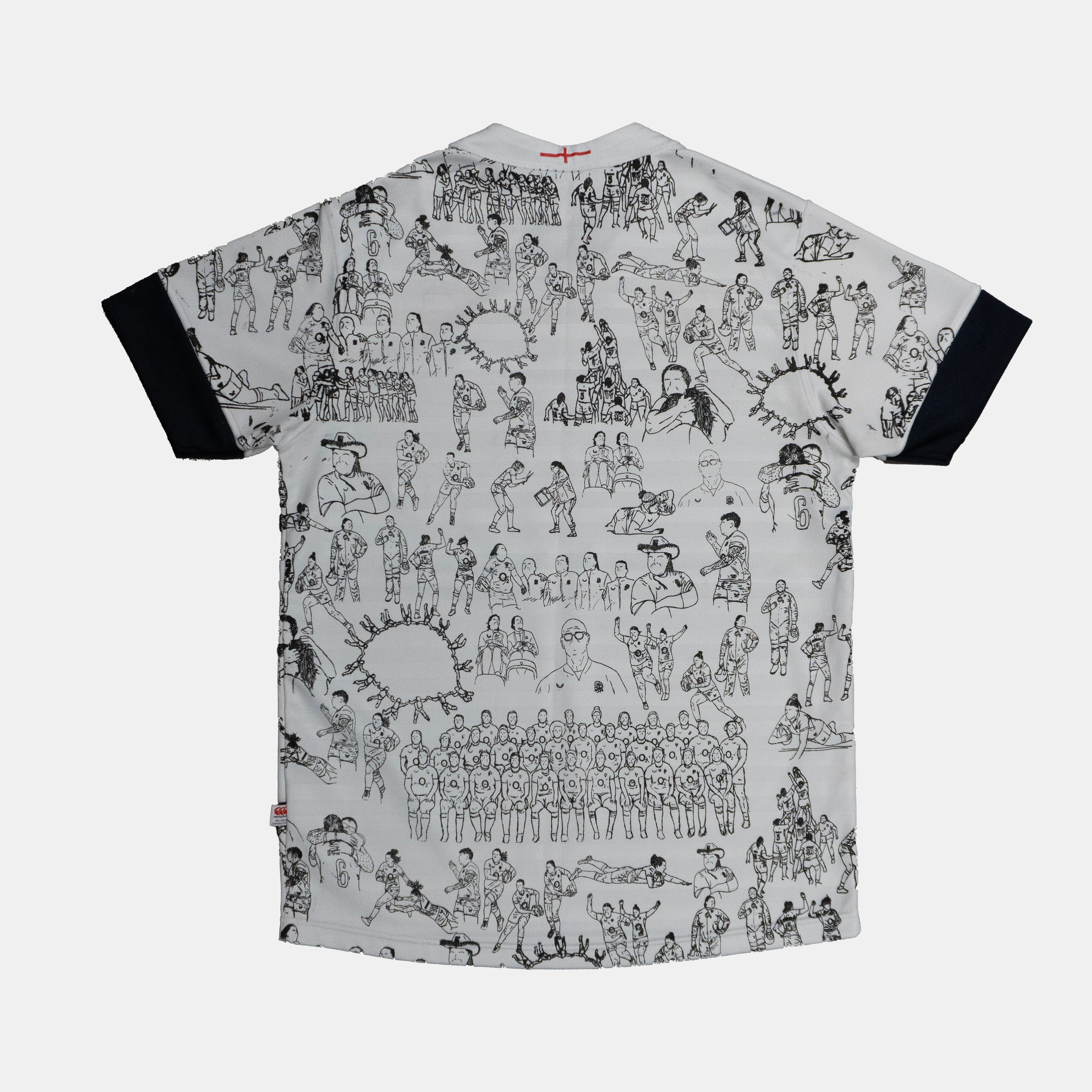 Custom Canterbury England Rugby top