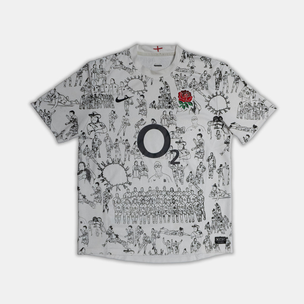 Custom Nike England Rugby top