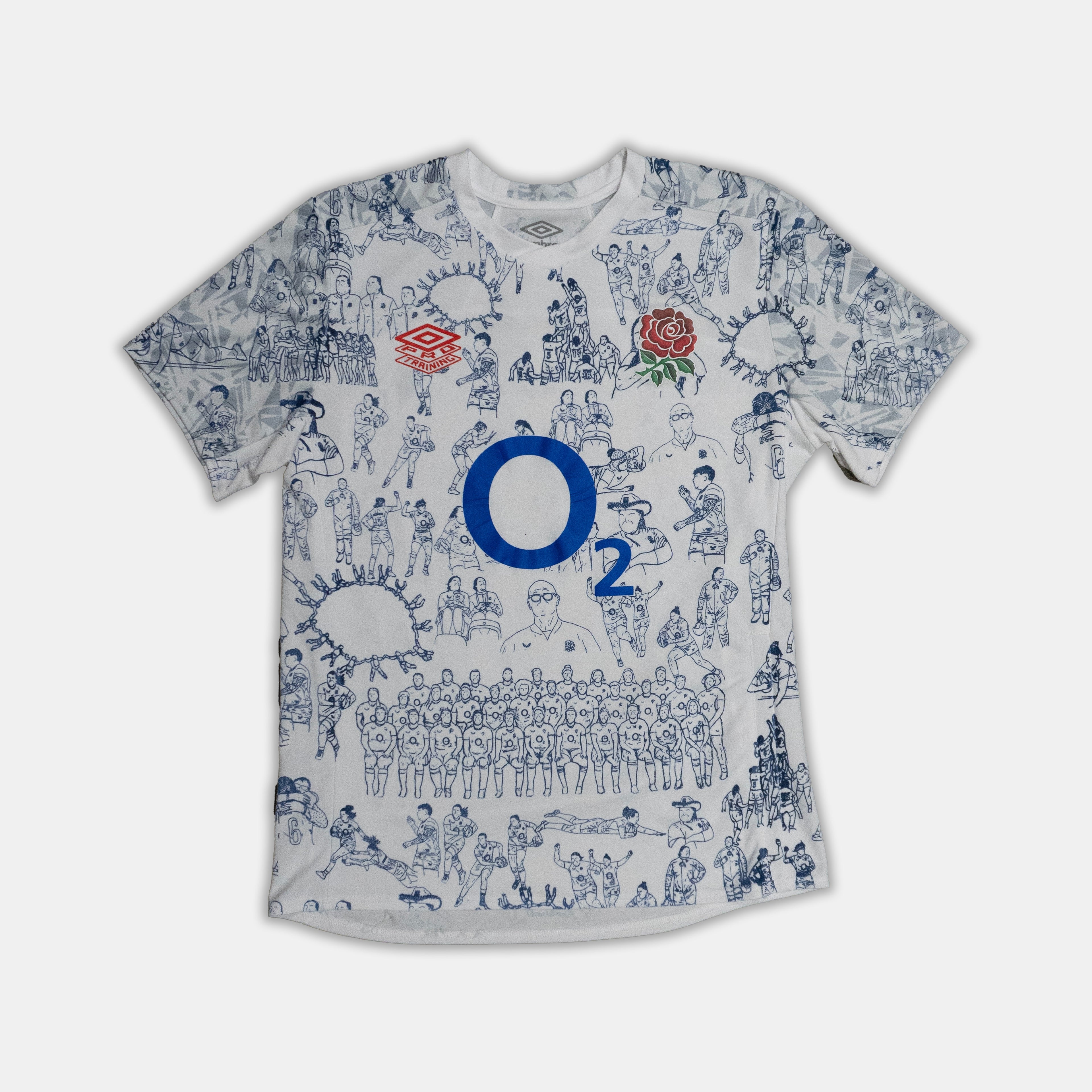 Custom Umbro England Rugby training top