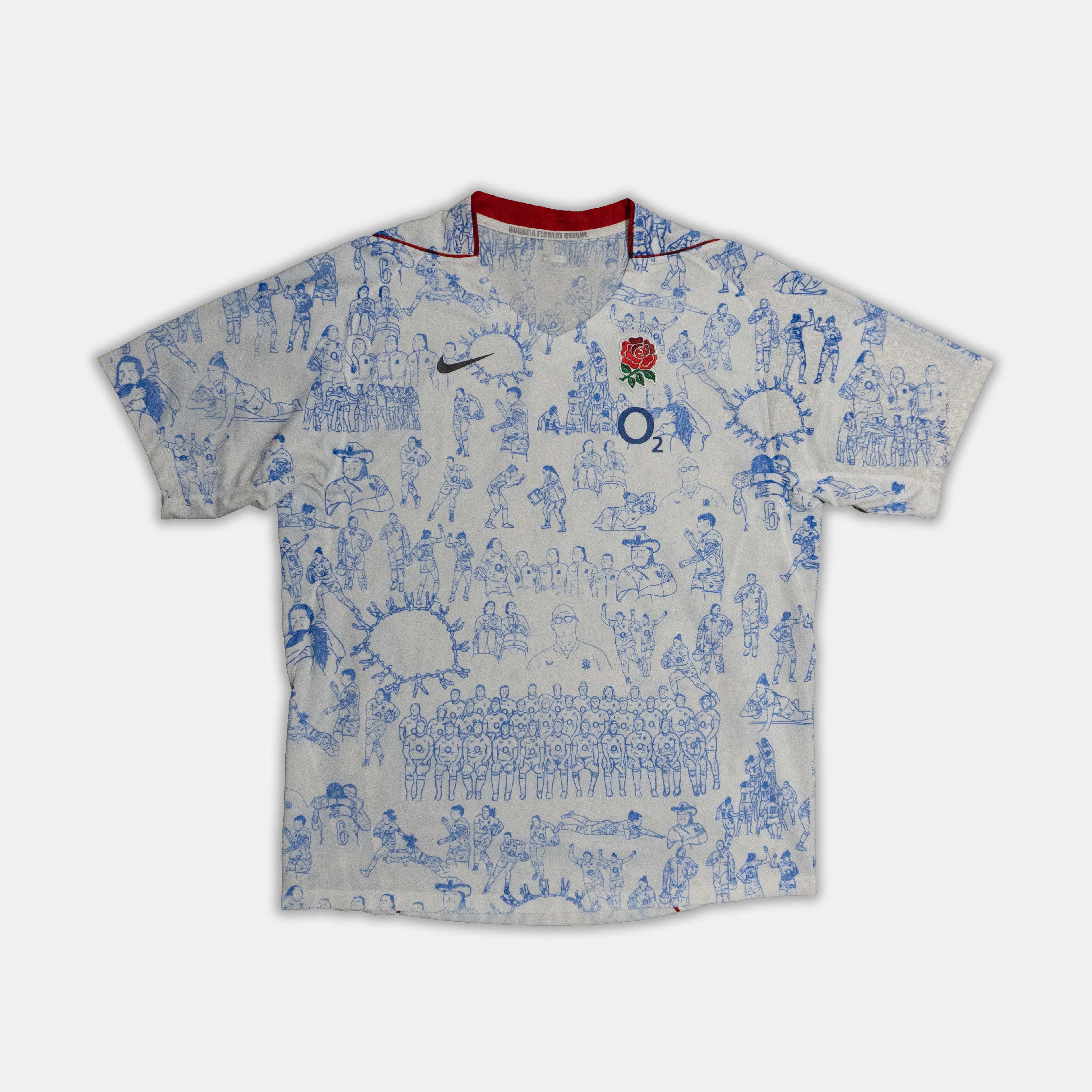 Custom Nike England Rugby training top