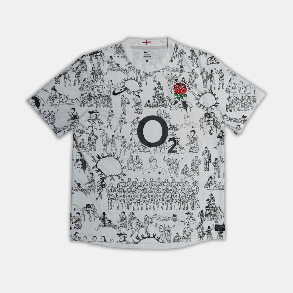 Custom Nike England Rugby top