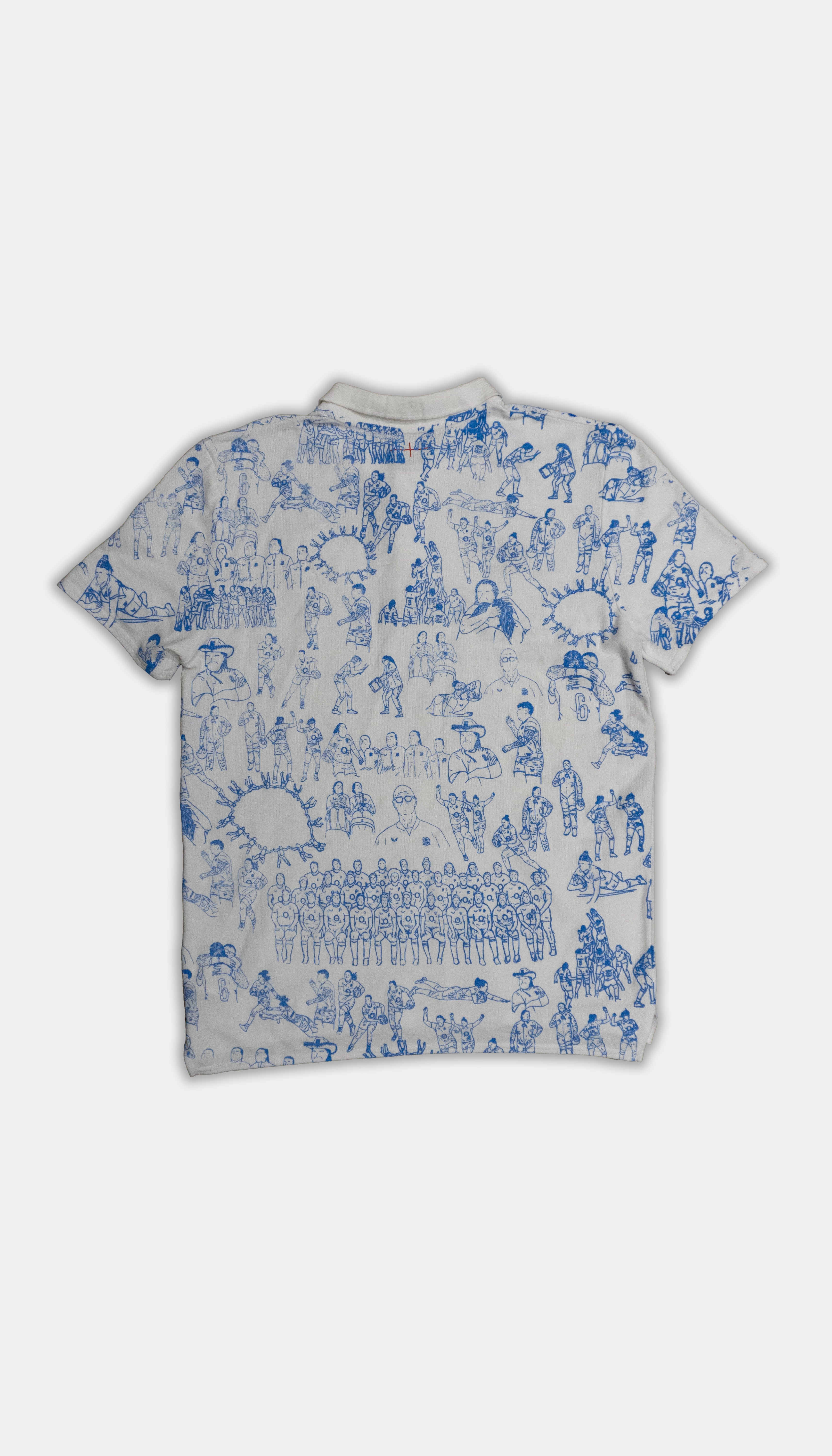 Custom Umbro England Rugby Polo Men's Large