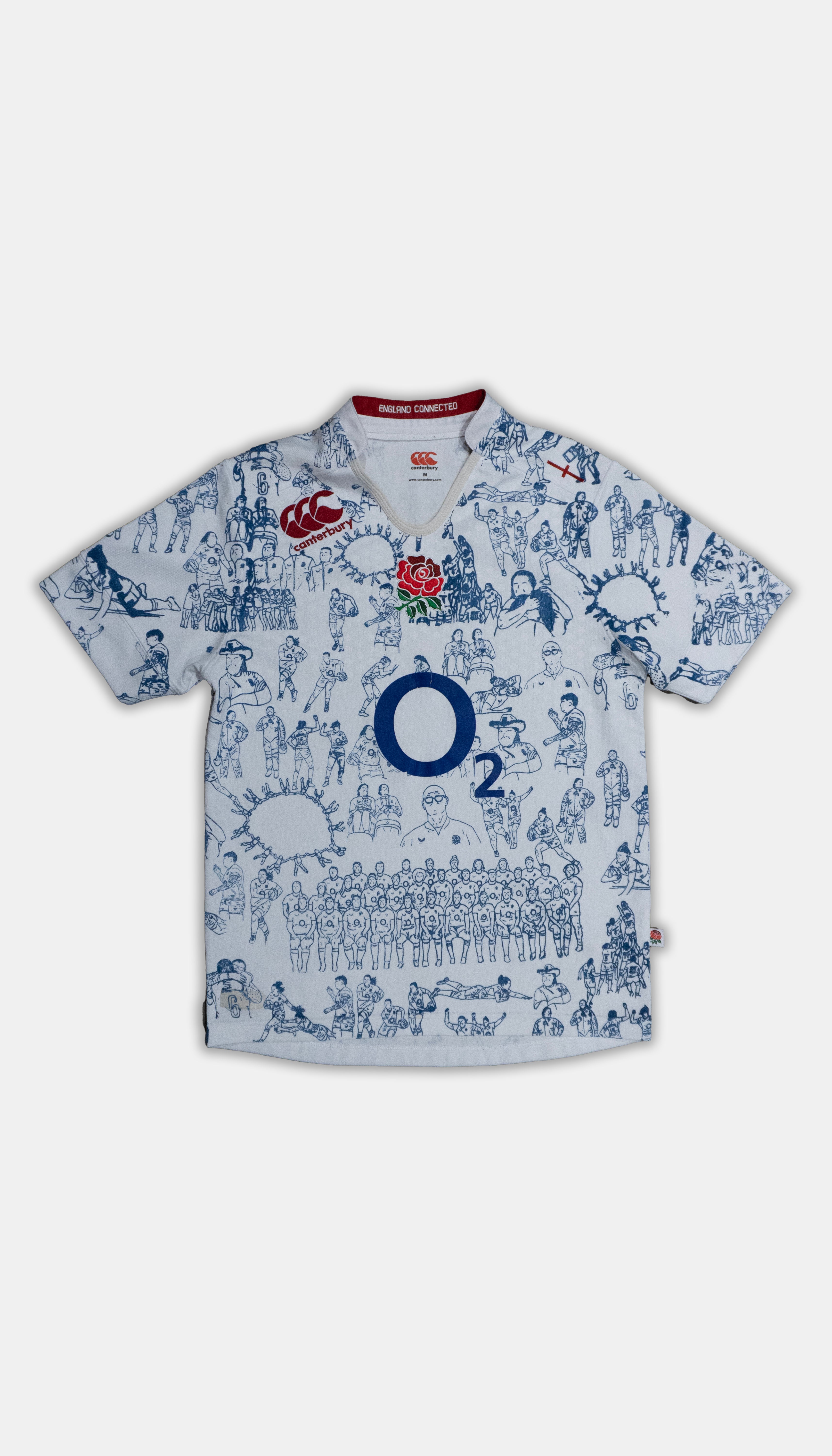 Custom Canterbury England Rugby top