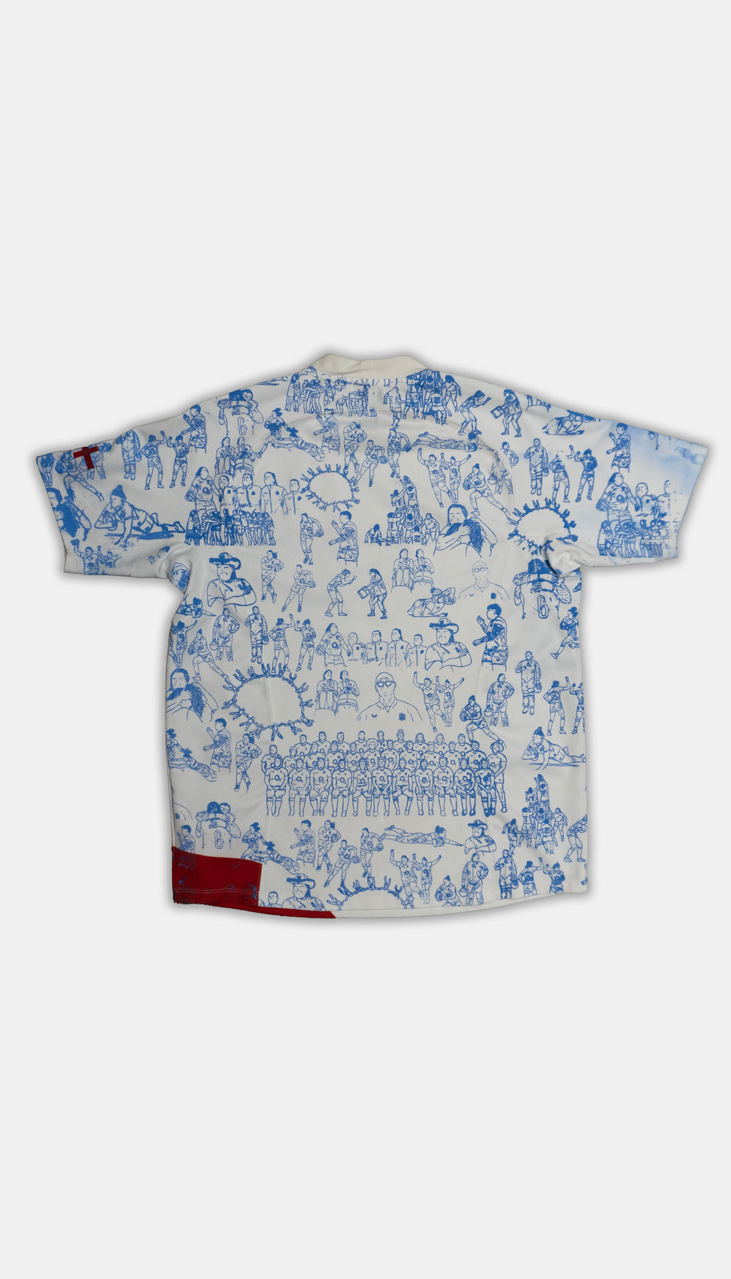 Custom Nike England Rugby top Men's Large