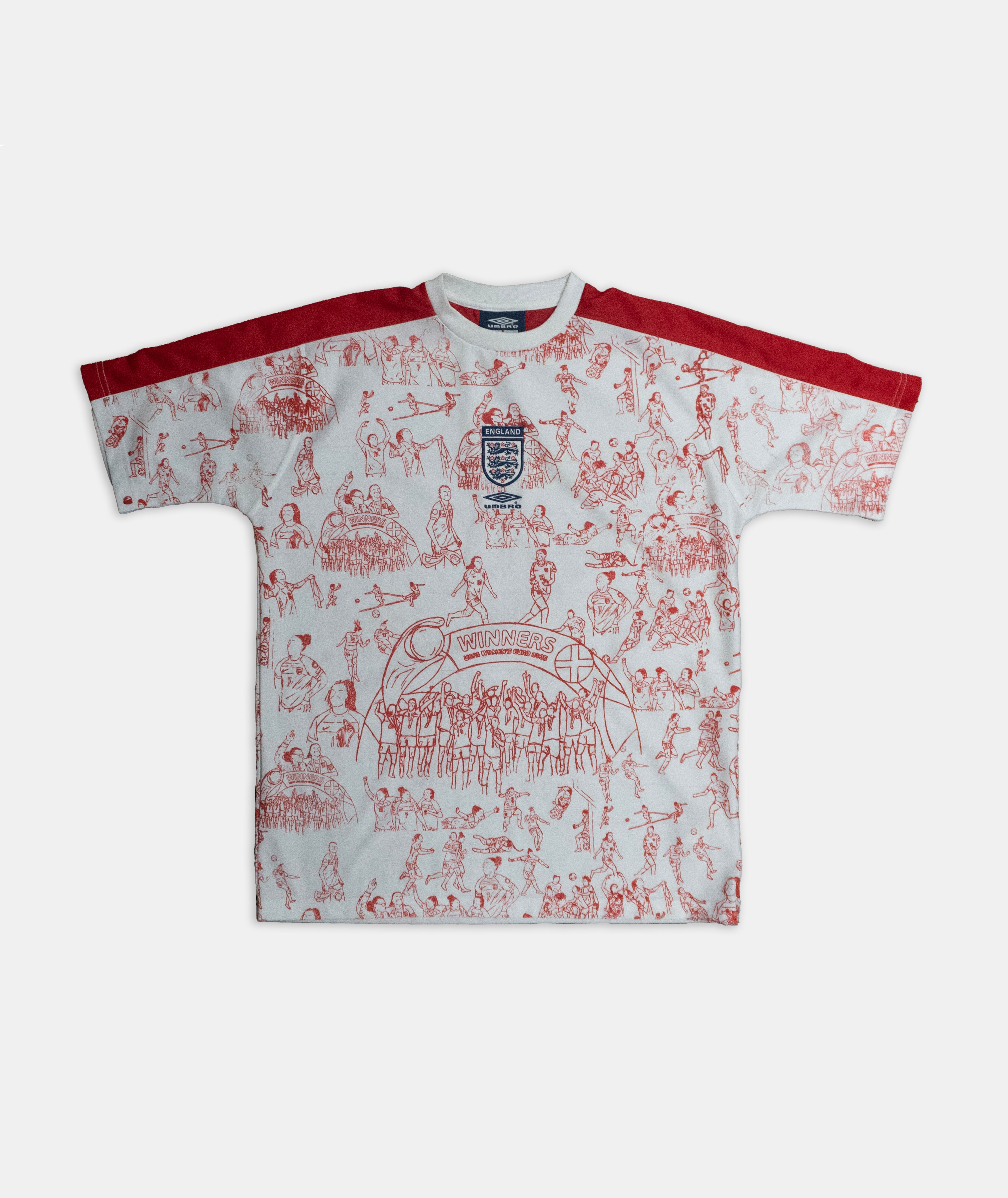 Custom Umbro England shirt Men's Large