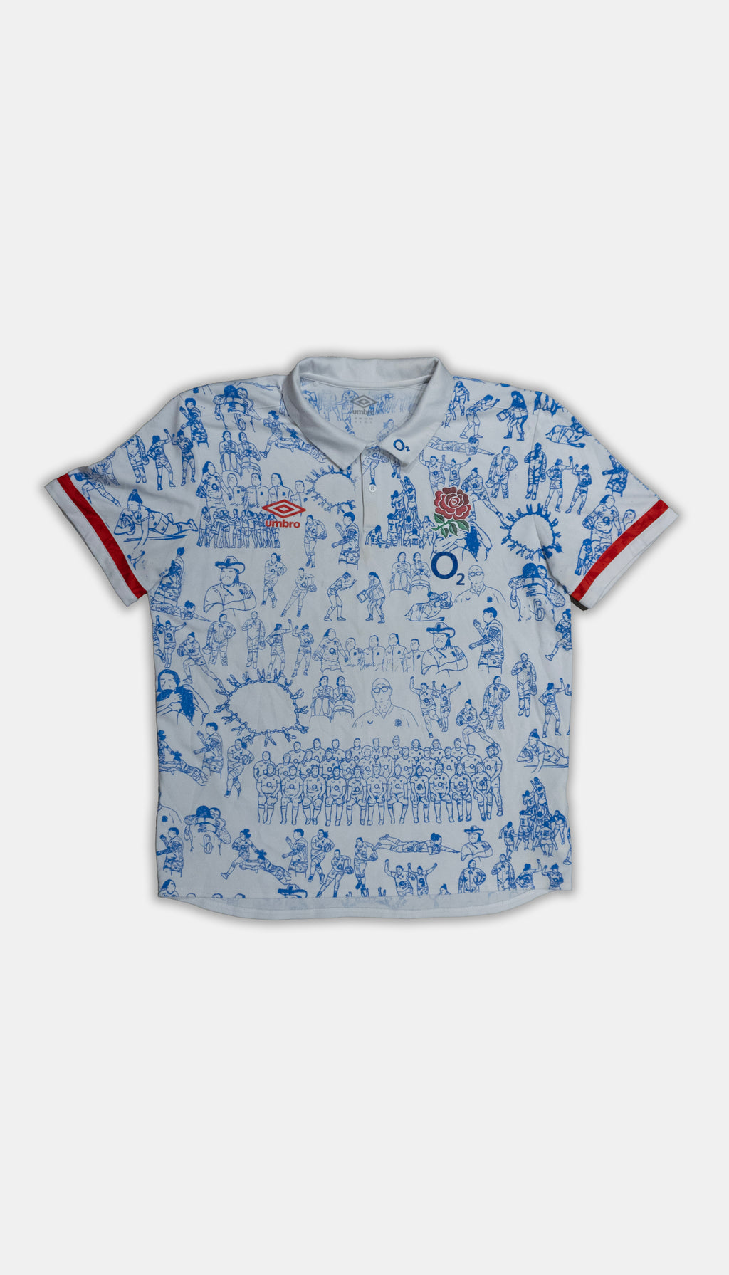 Custom Umbro England Rugby top Men's XL