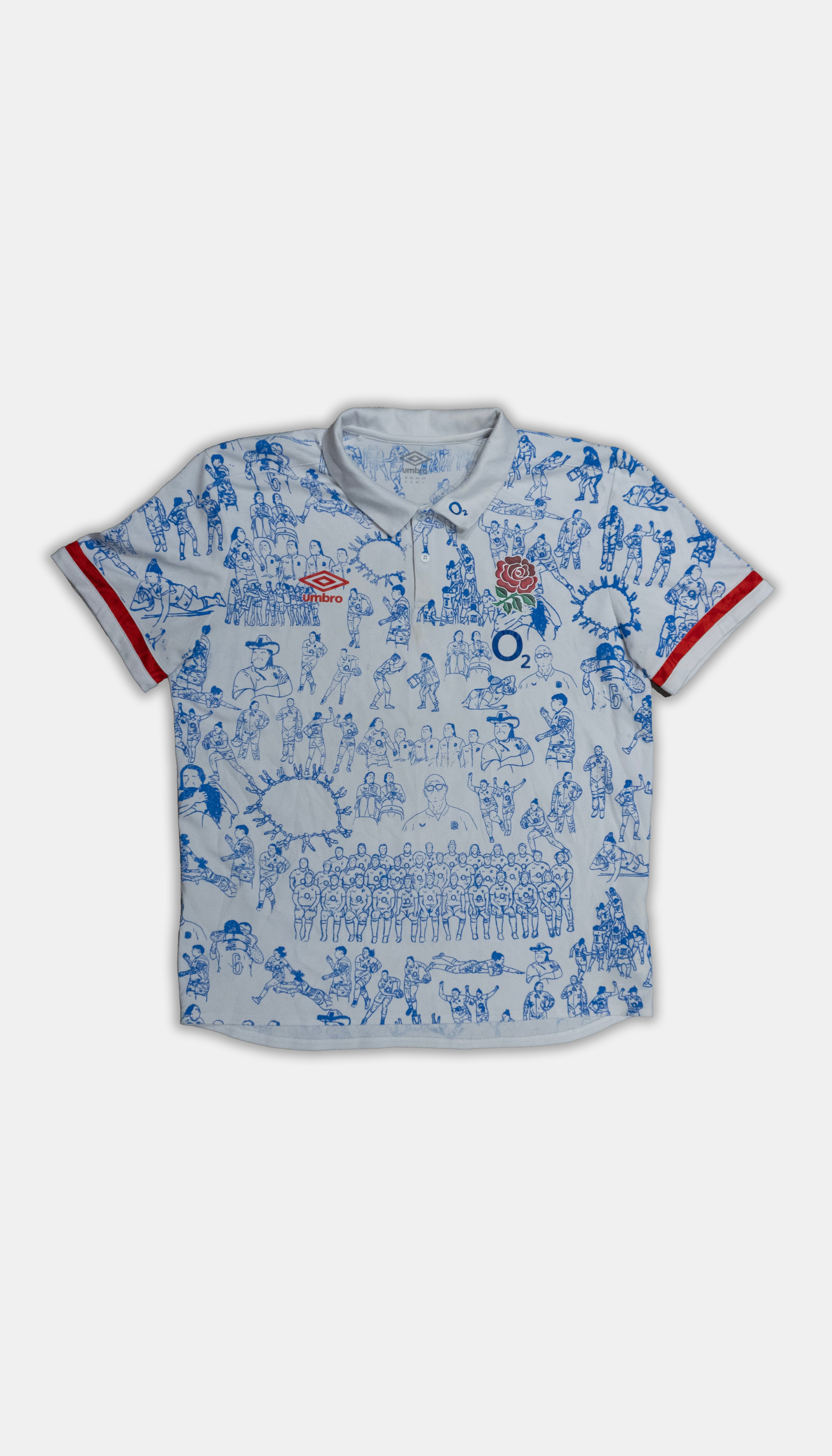 Custom Umbro England Rugby top Men's XL