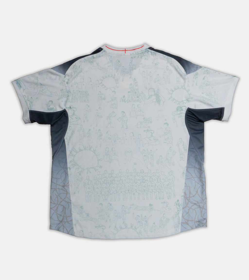 Custom Nike England Rugby top Men's Large