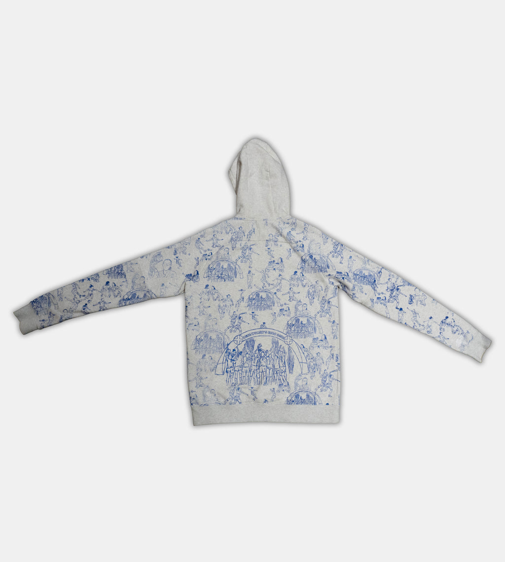 Custom Nike England Hoodie Medium