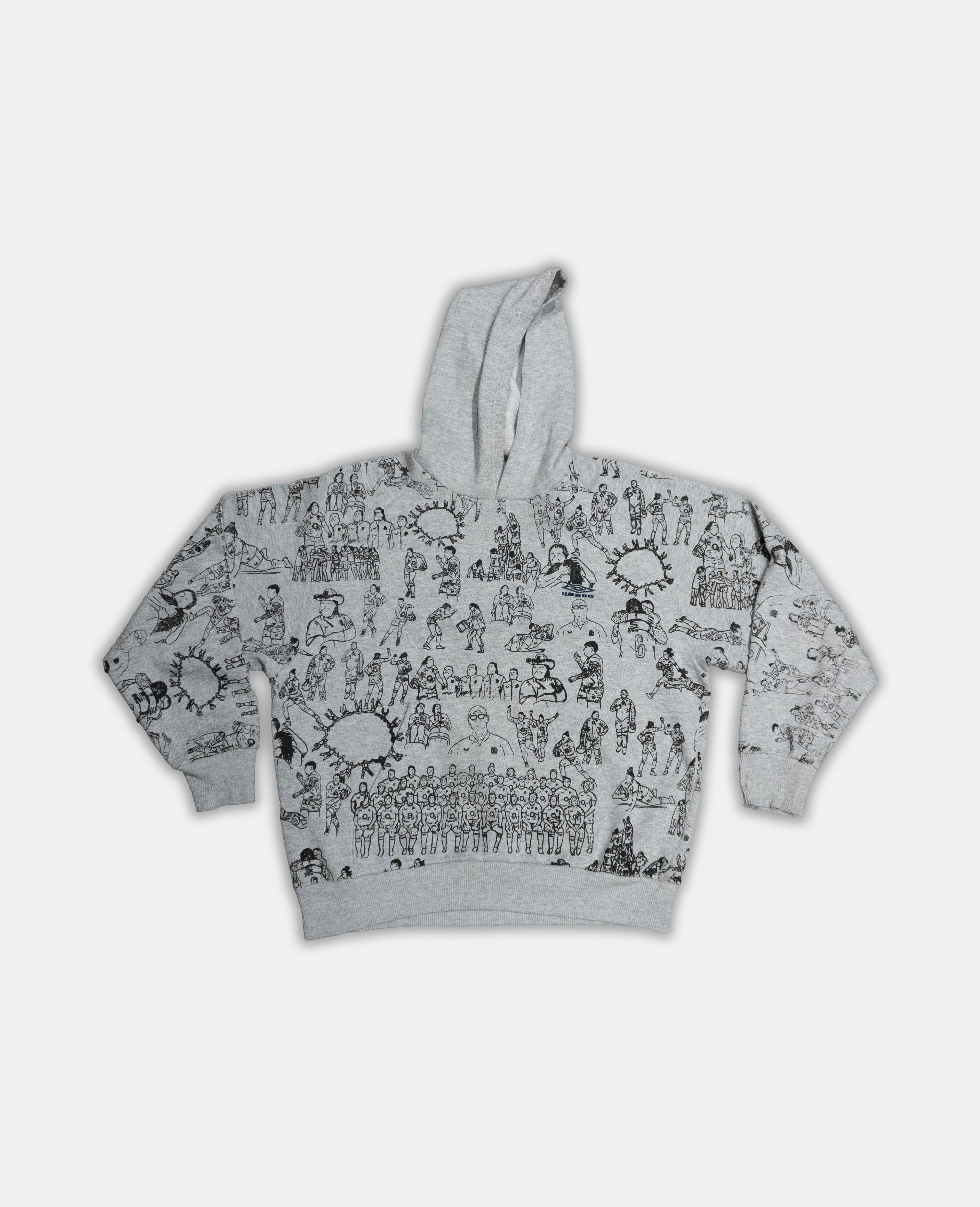 Custom Umbro Hoodie Men's Medium