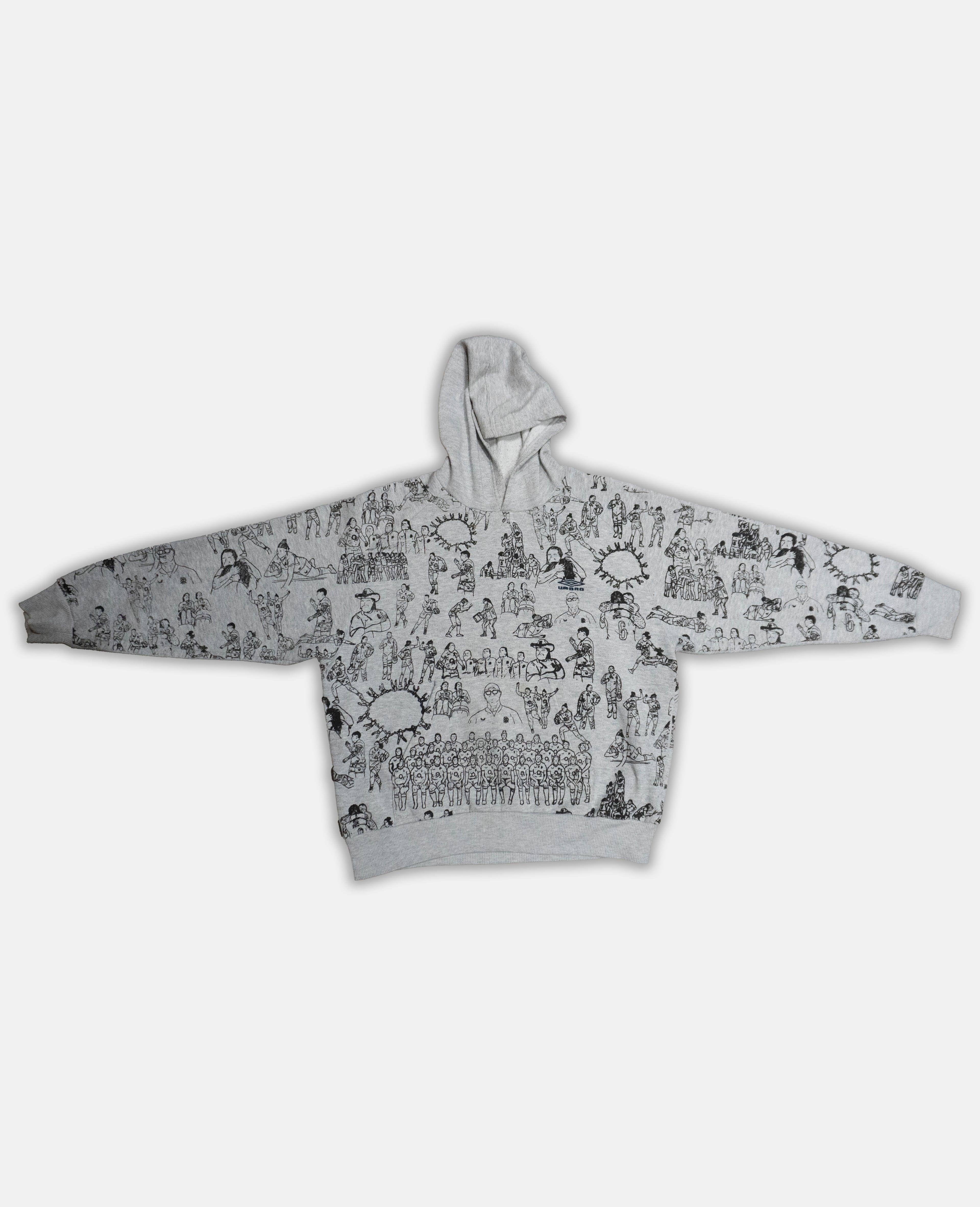 Custom Umbro Hoodie Men's Medium