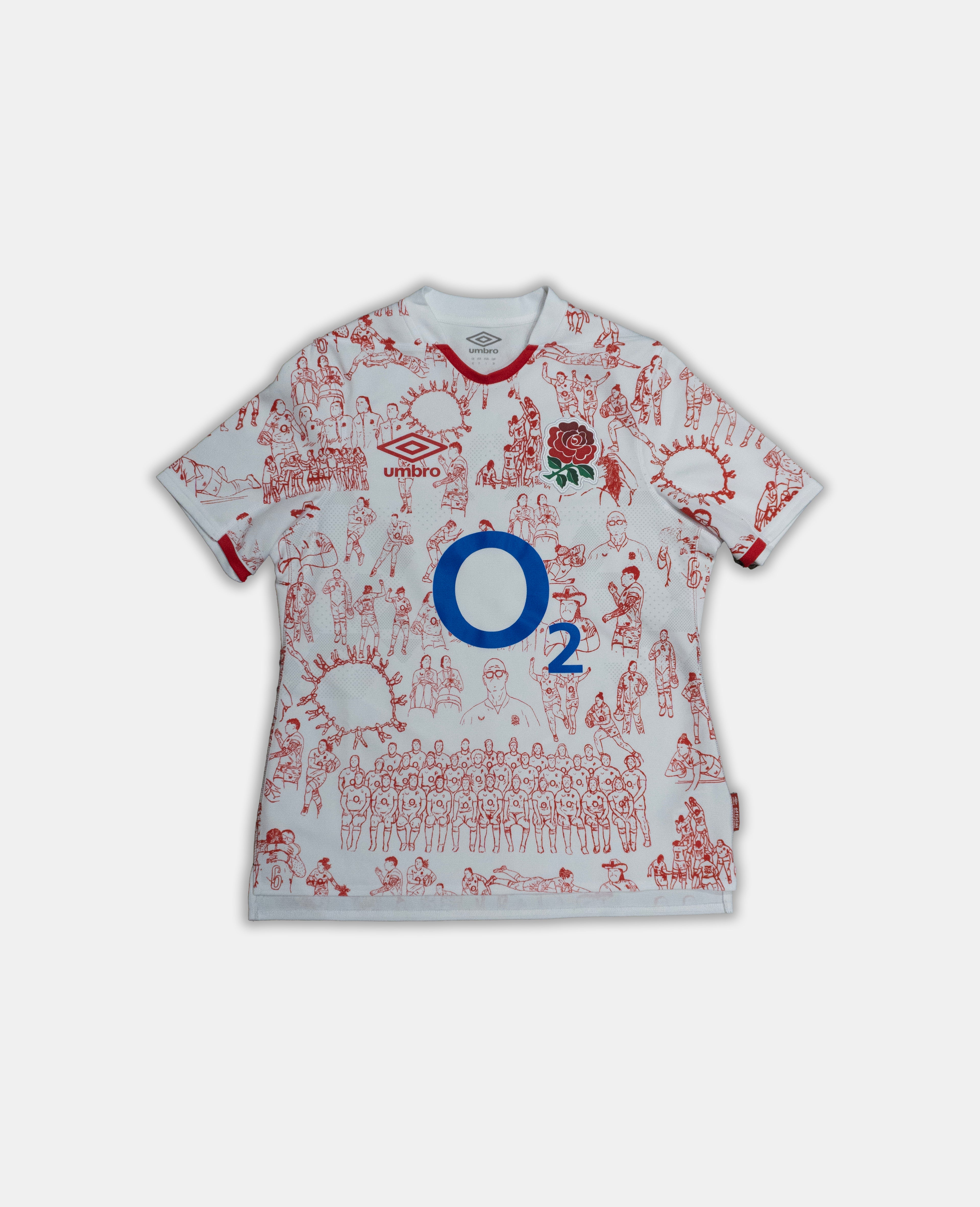 Custom Umbro England Rugby top Women's 12