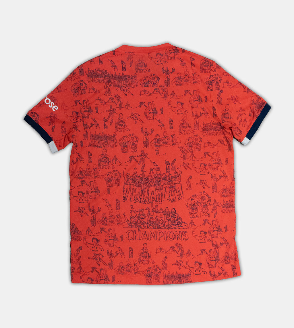 Custom Adidas England Cricket 2016/17 Top Large