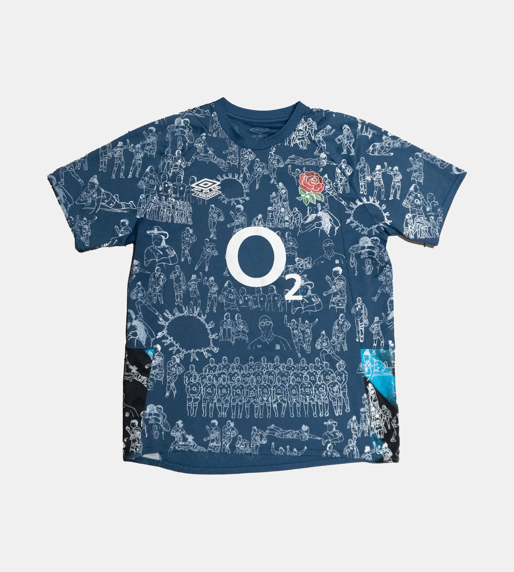 Custom Umbro England Rugby training top Large