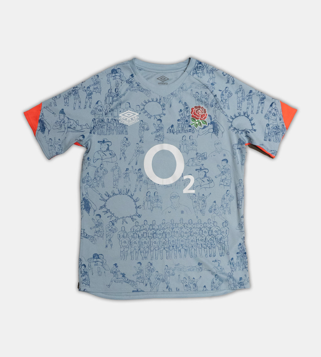 Custom Umbro England Rugby training top Medium