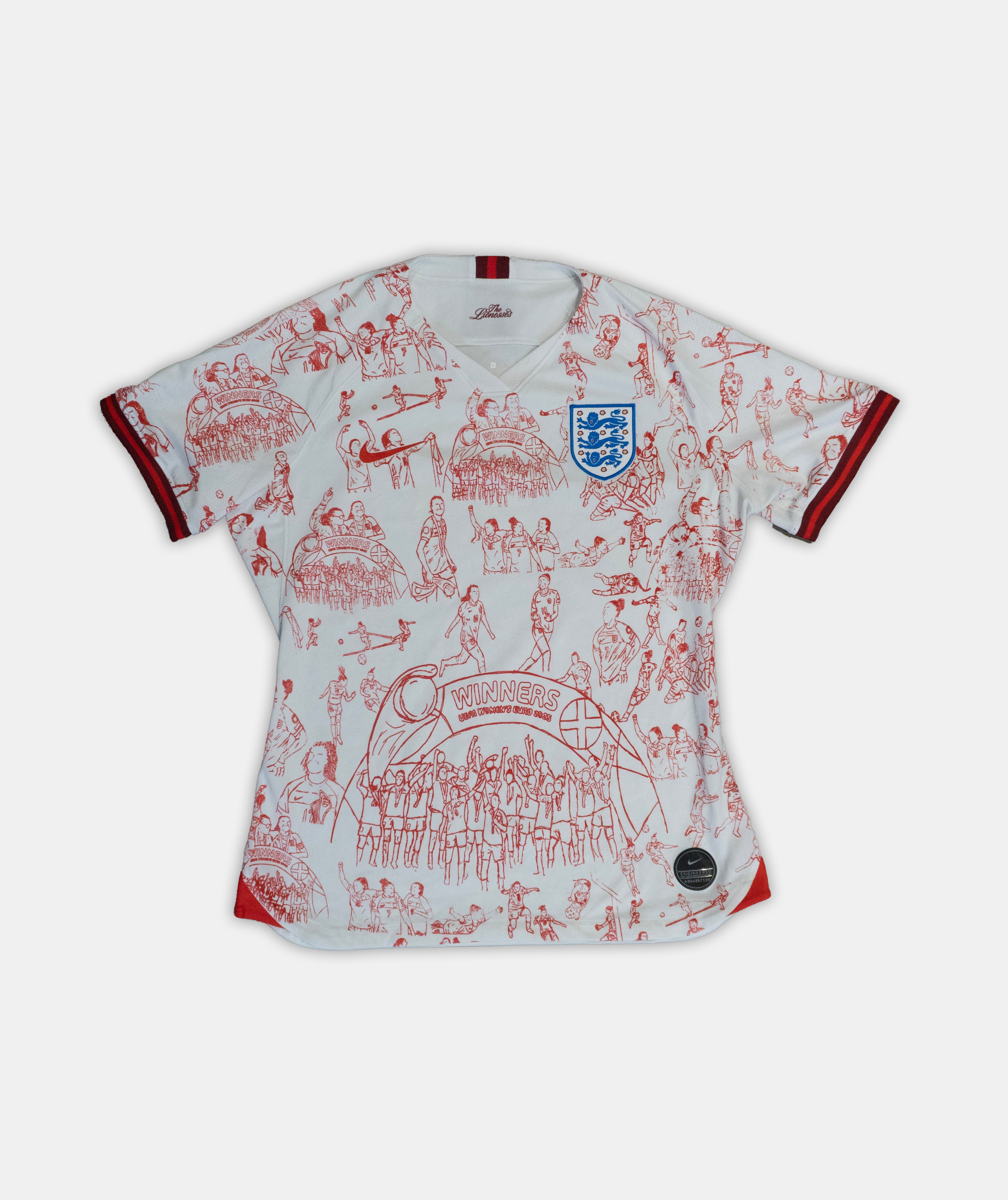 Custom England Nike Lioness home shirt 2019/20 Women's Large