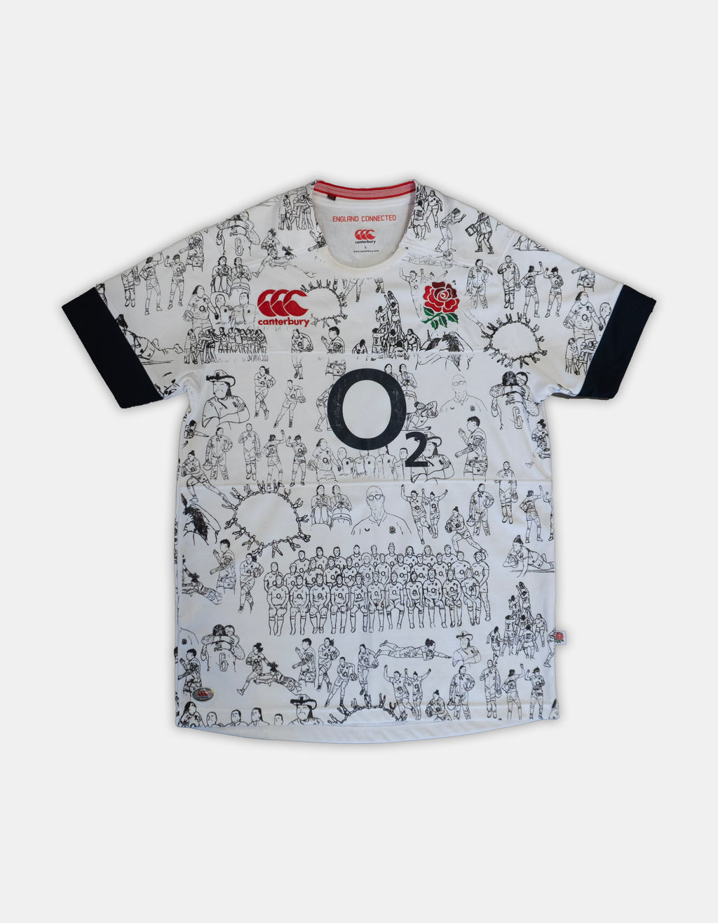 Custom Canterbury England Rugby top