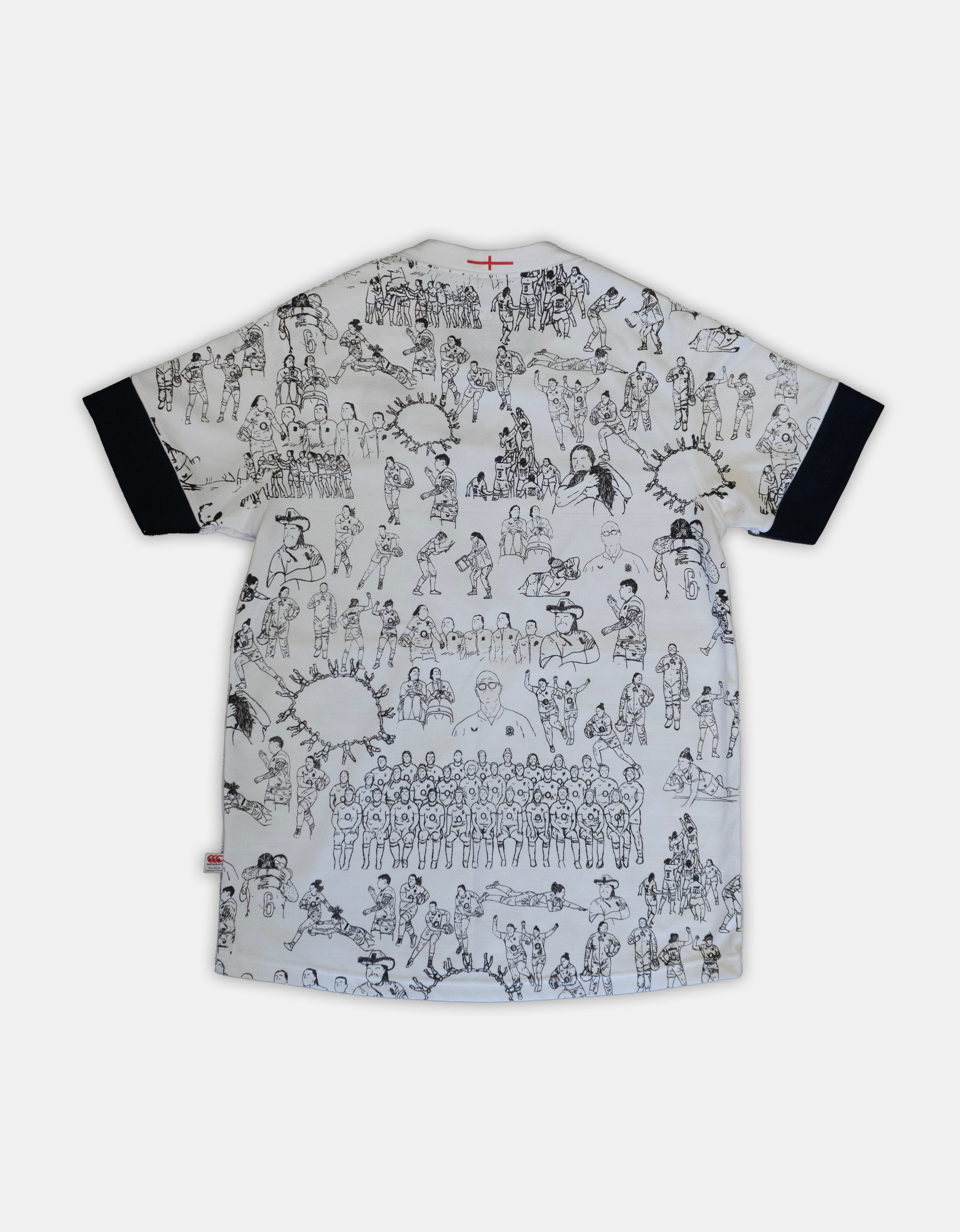 Custom Canterbury England Rugby top