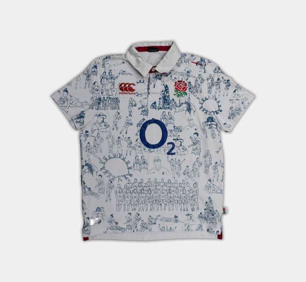 Custom Canterbury England Rugby top Men's Large