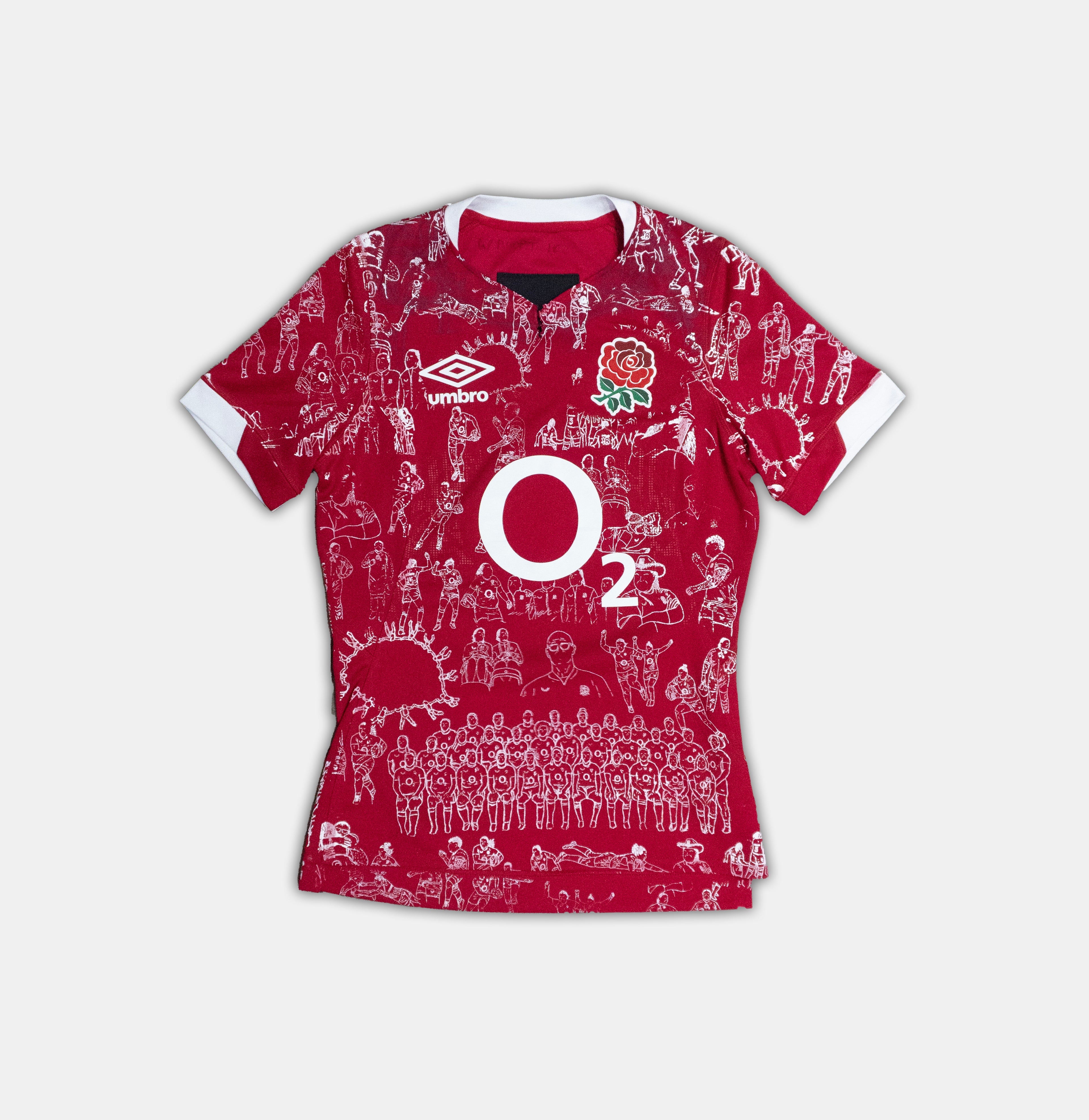 Custom Umbro England Rugby top Size 12