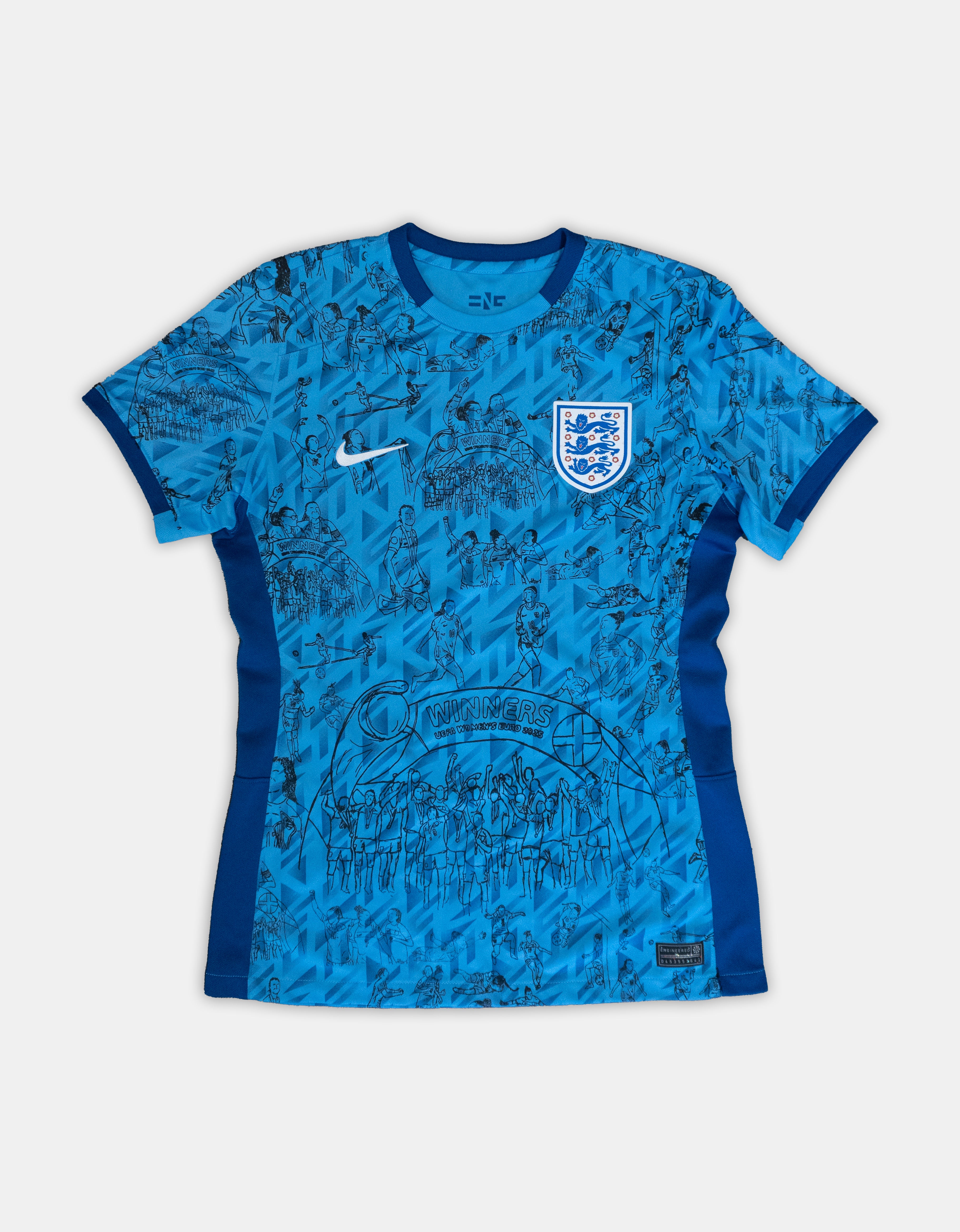 Custom England Nike Lioness Away shirt 2023 Women's Medium