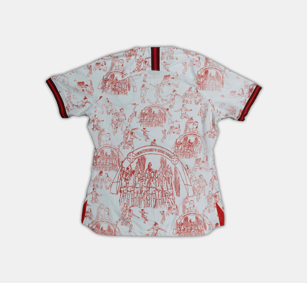 Custom England Nike Lioness home shirt 2019/20 Women's Large