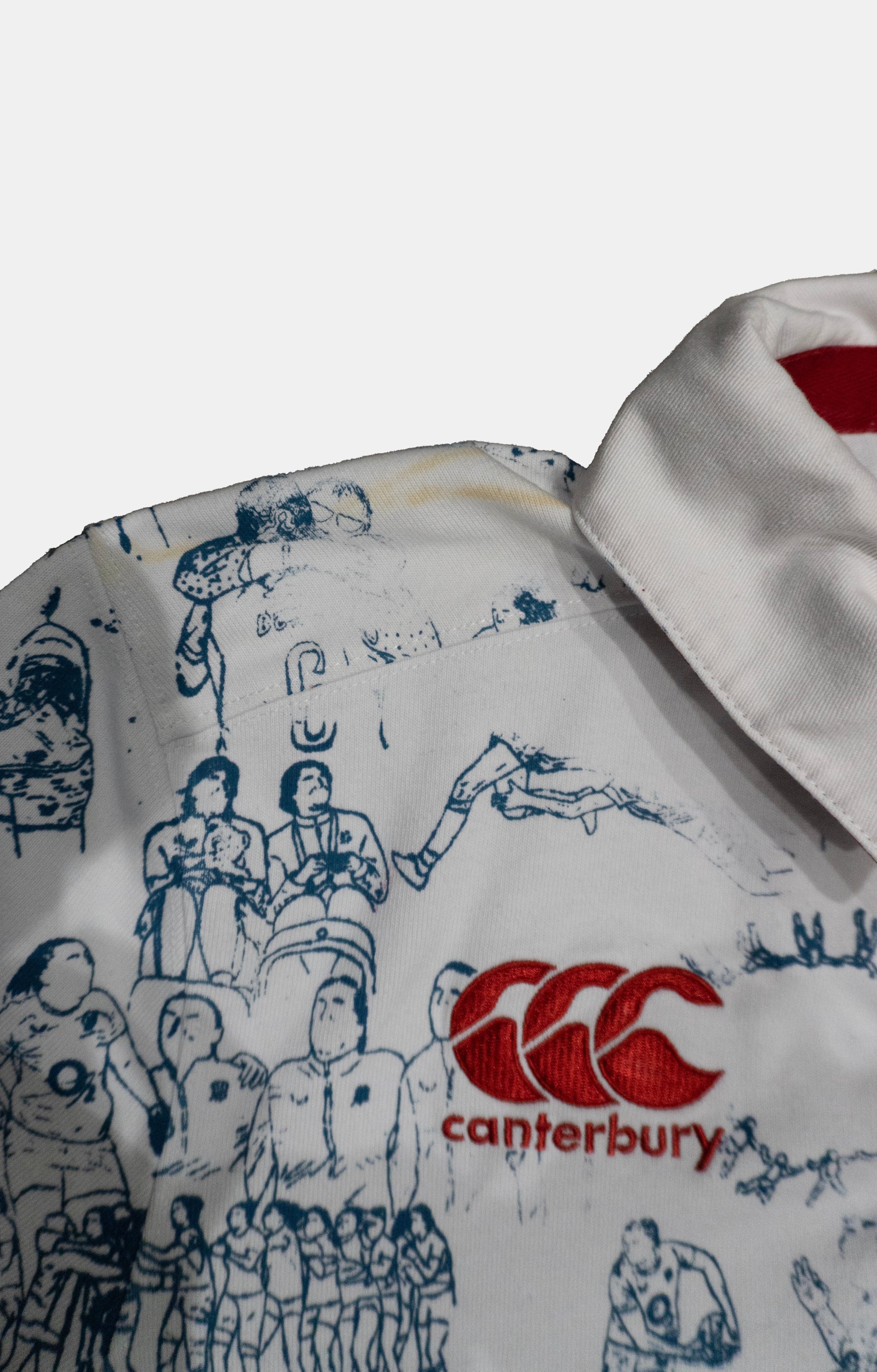 Custom Canterbury England Rugby top Men's Large