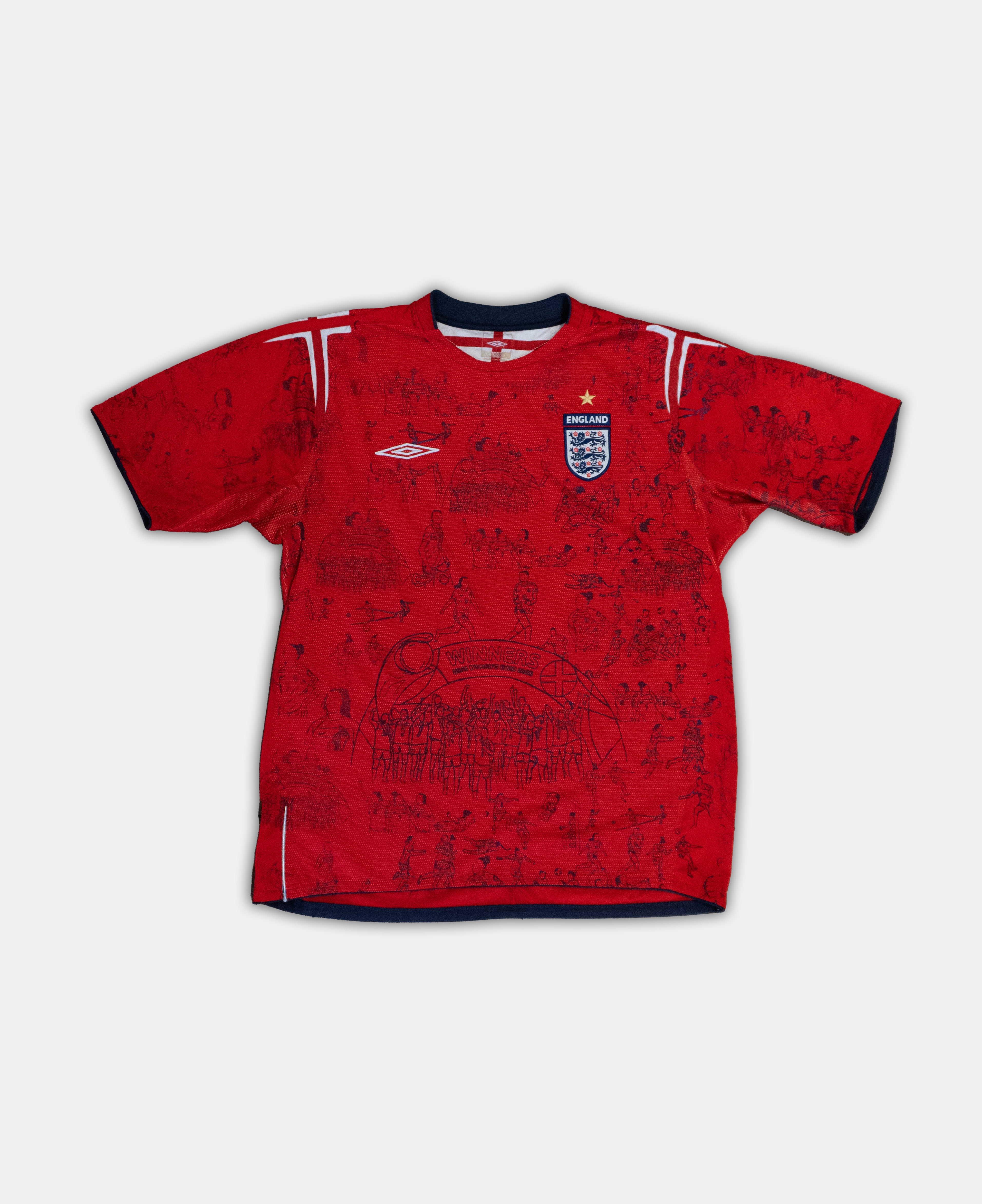 Custom England 2004/06 Away shirt XL