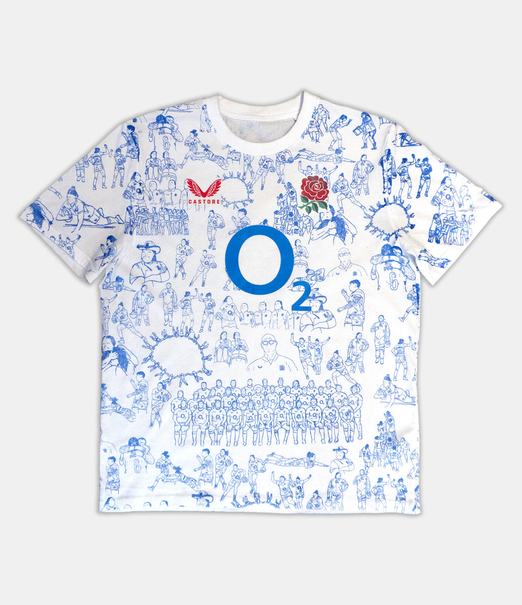 Castore Red Roses winners T-shirts Size : XL