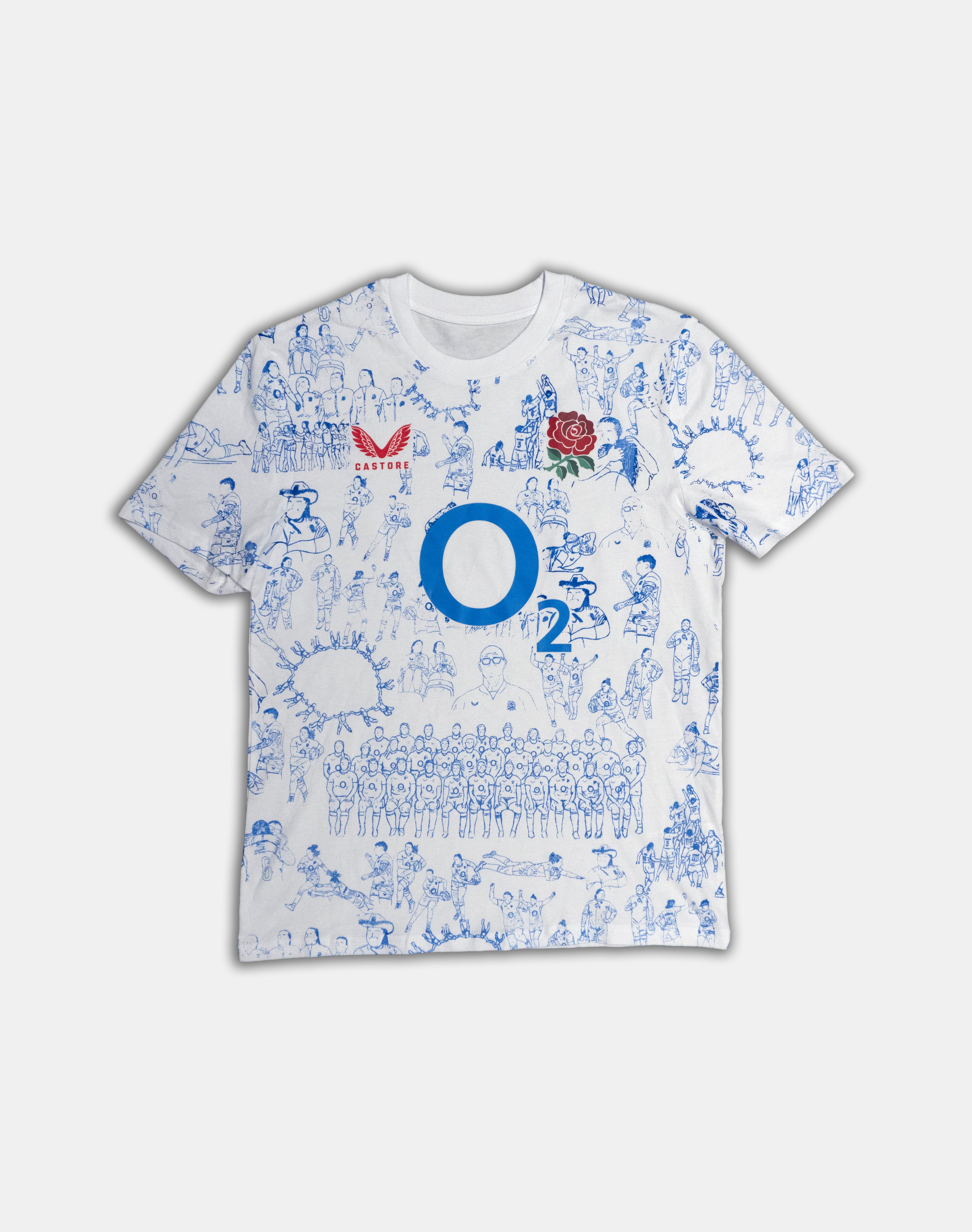 Castore Red Roses winners T-shirts Size : Small