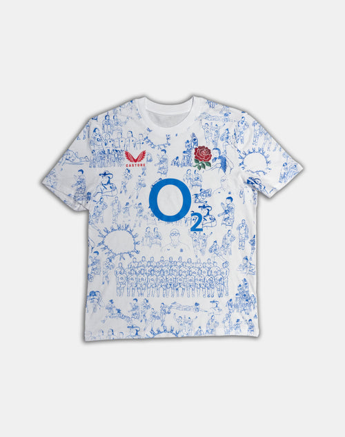 Castore Red Roses winners T-shirts Size : Small