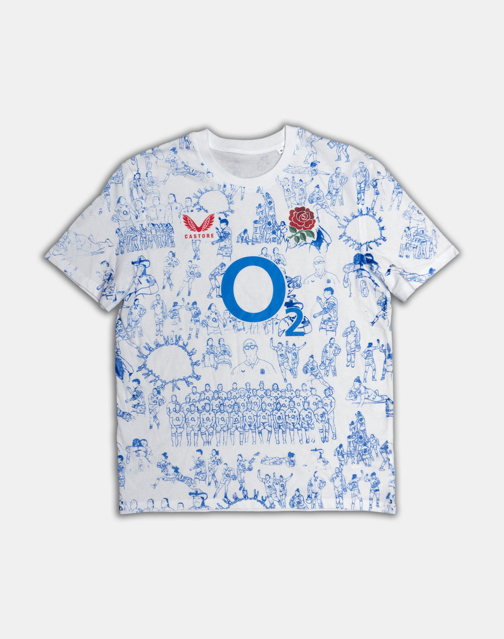 Castore Red Roses winners T-shirts Size : Medium