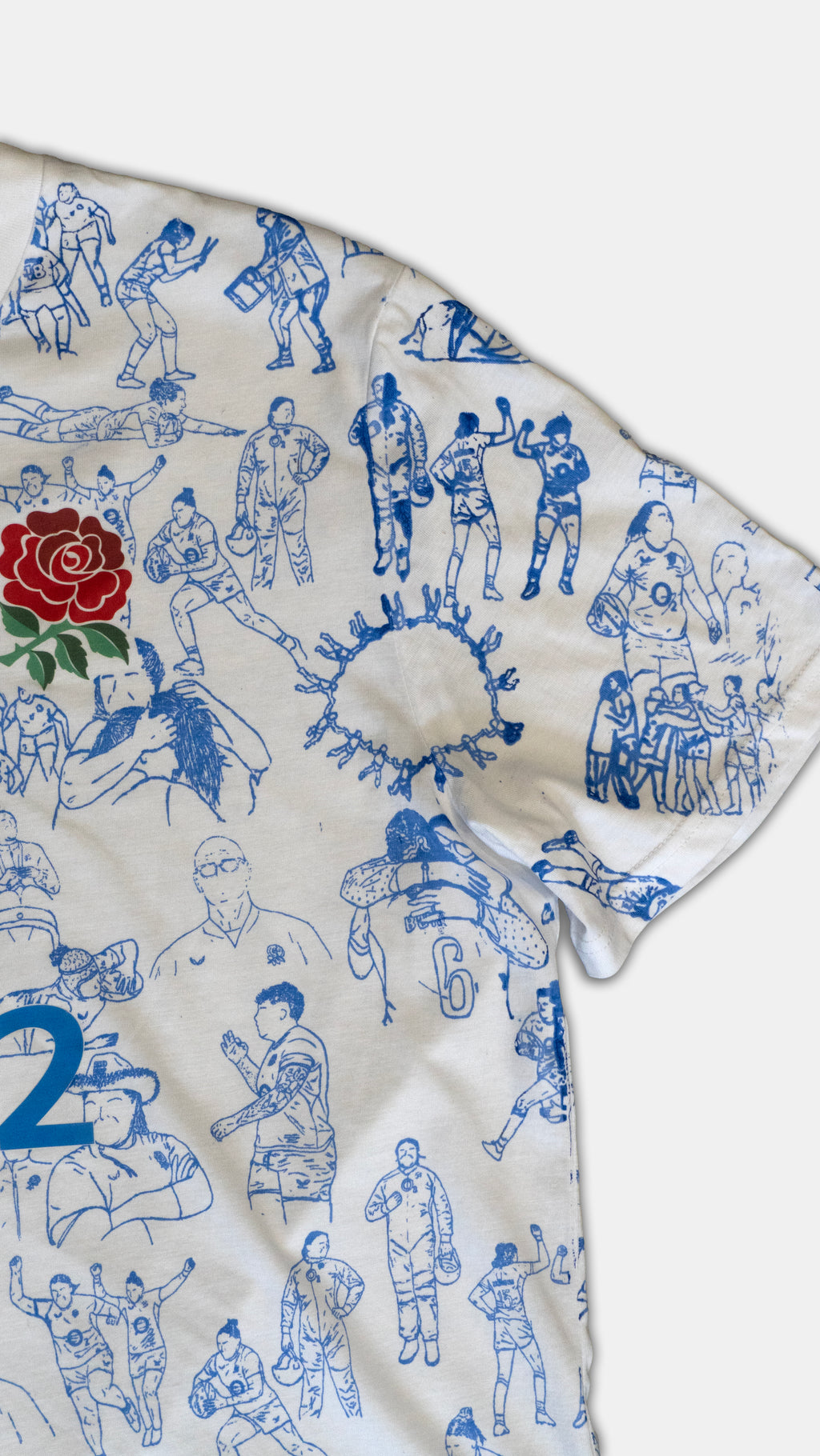 Castore Red Roses winners T-shirts Size : Large