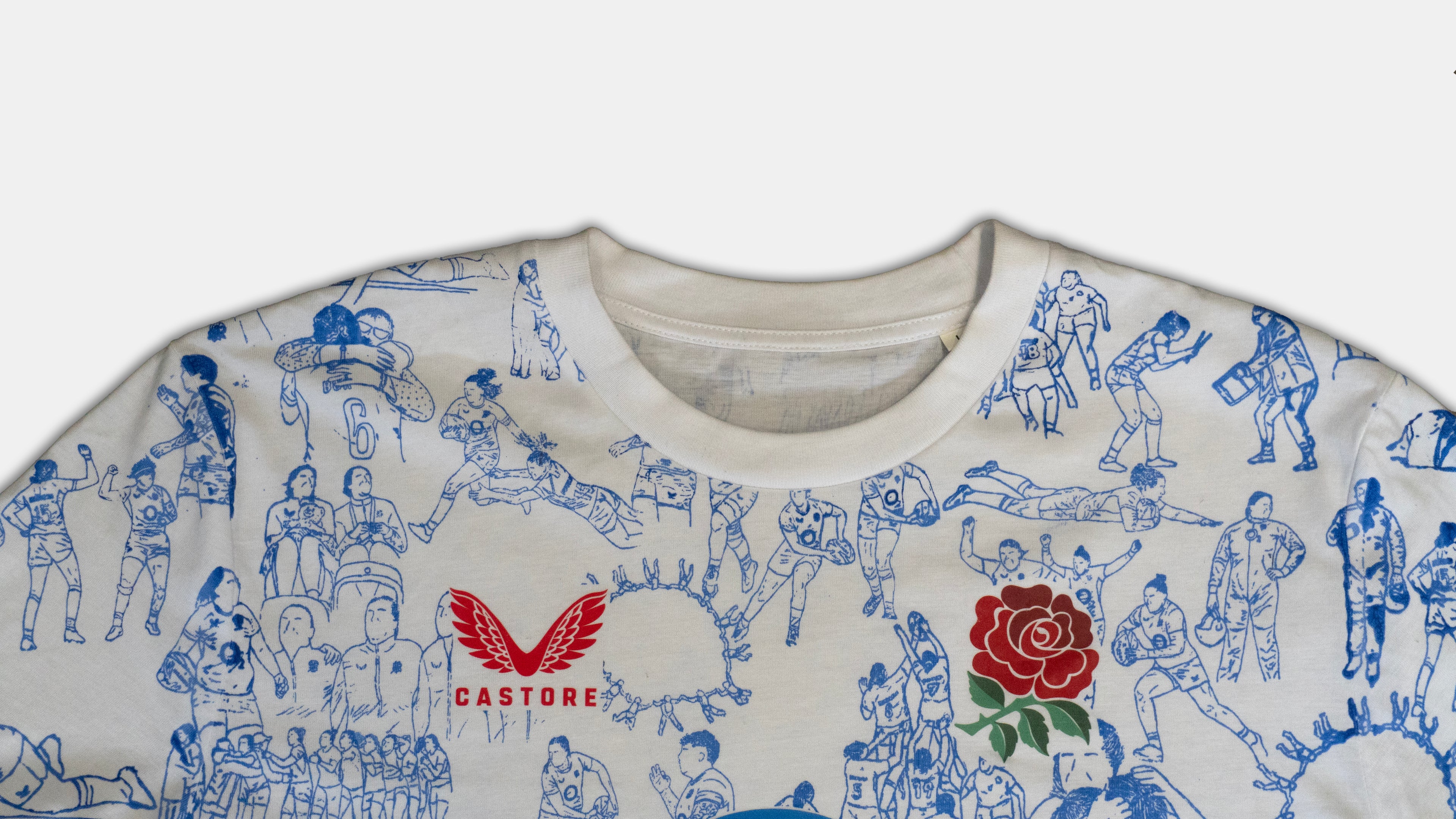 Castore Red Roses winners T-shirts Size : Large