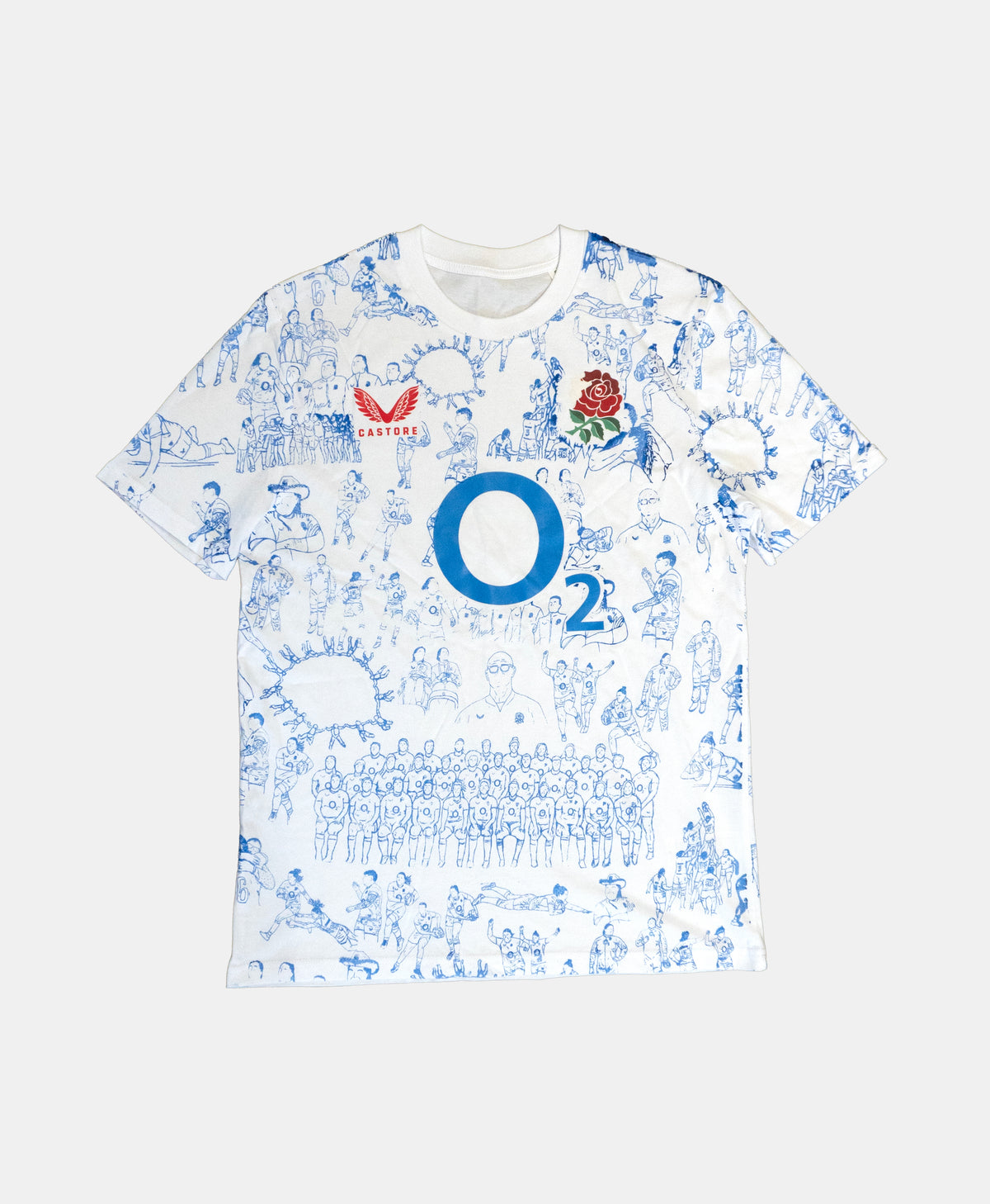 Castore Red Roses winners T-shirts Size : Small