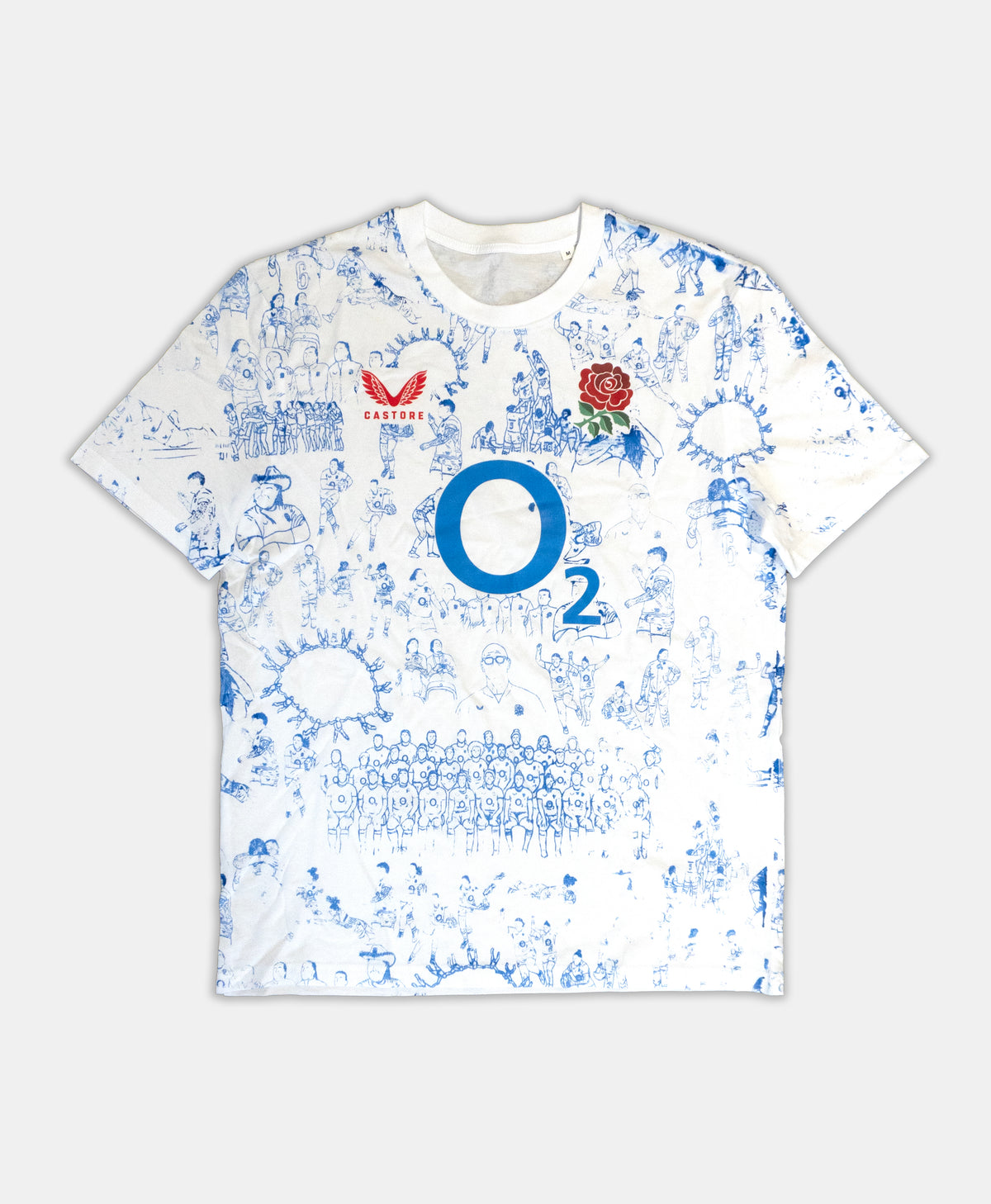 Castore Red Roses winners T-shirts Size : Medium