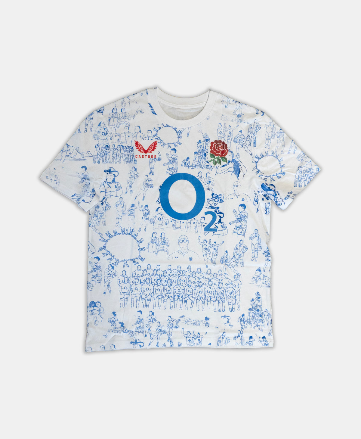 Castore Red Roses winners T-shirts Size : Small