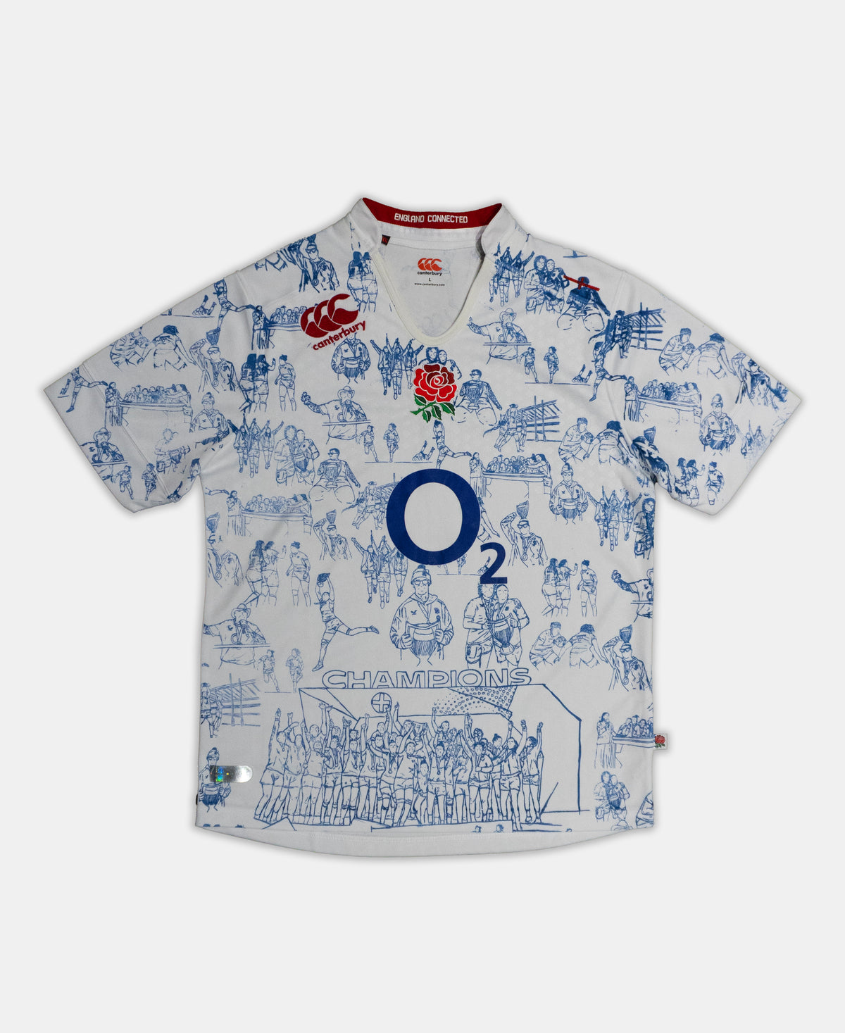 Custom Canterbury England Rugby top