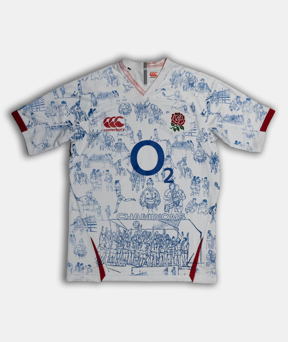 Custom Canterbury England Rugby top Men's L