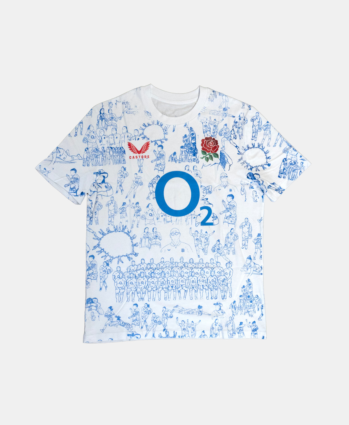 Castore Red Roses winners T-shirts Size : Small