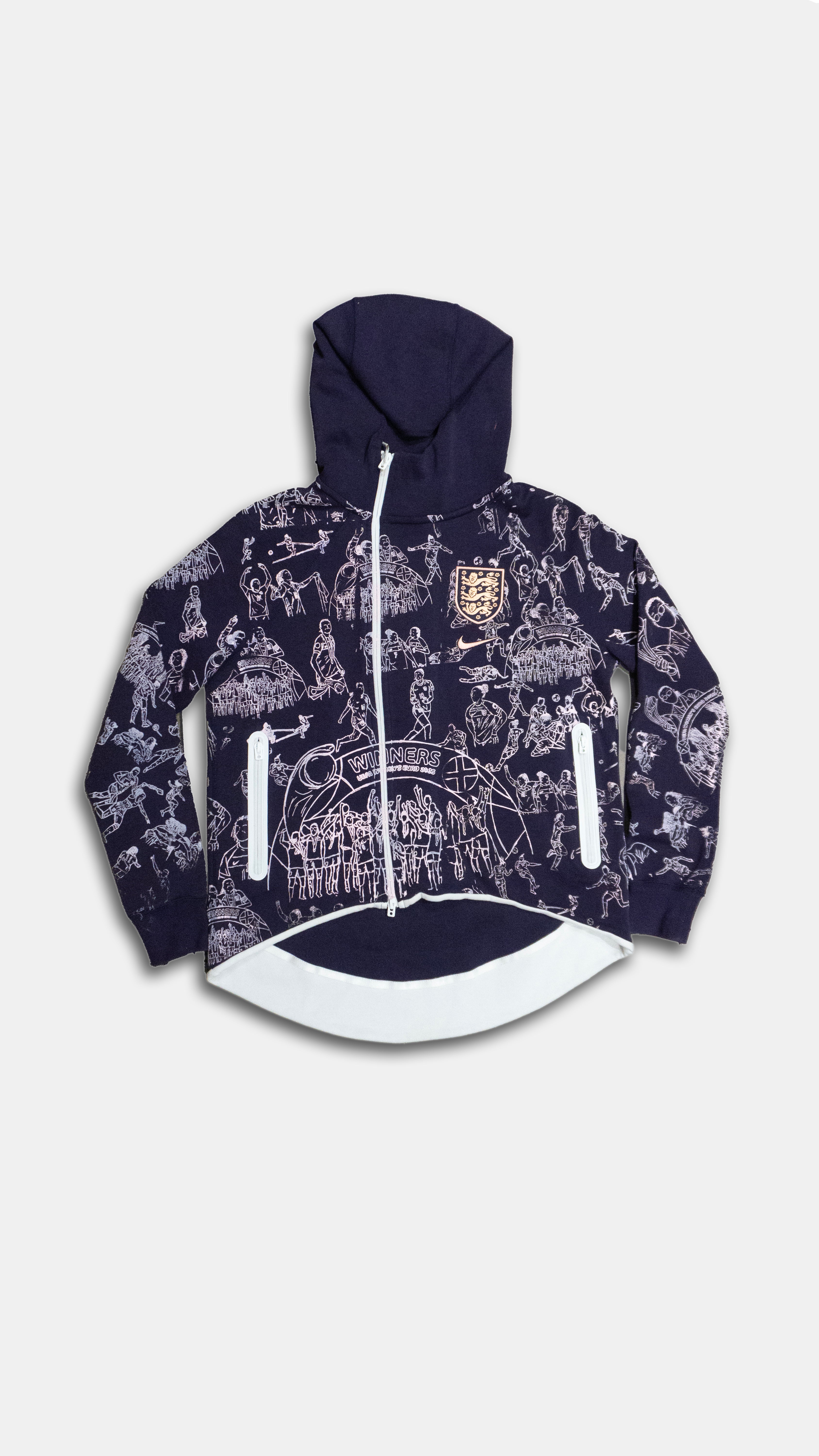 Custom Nike England Women's Zip hoodie