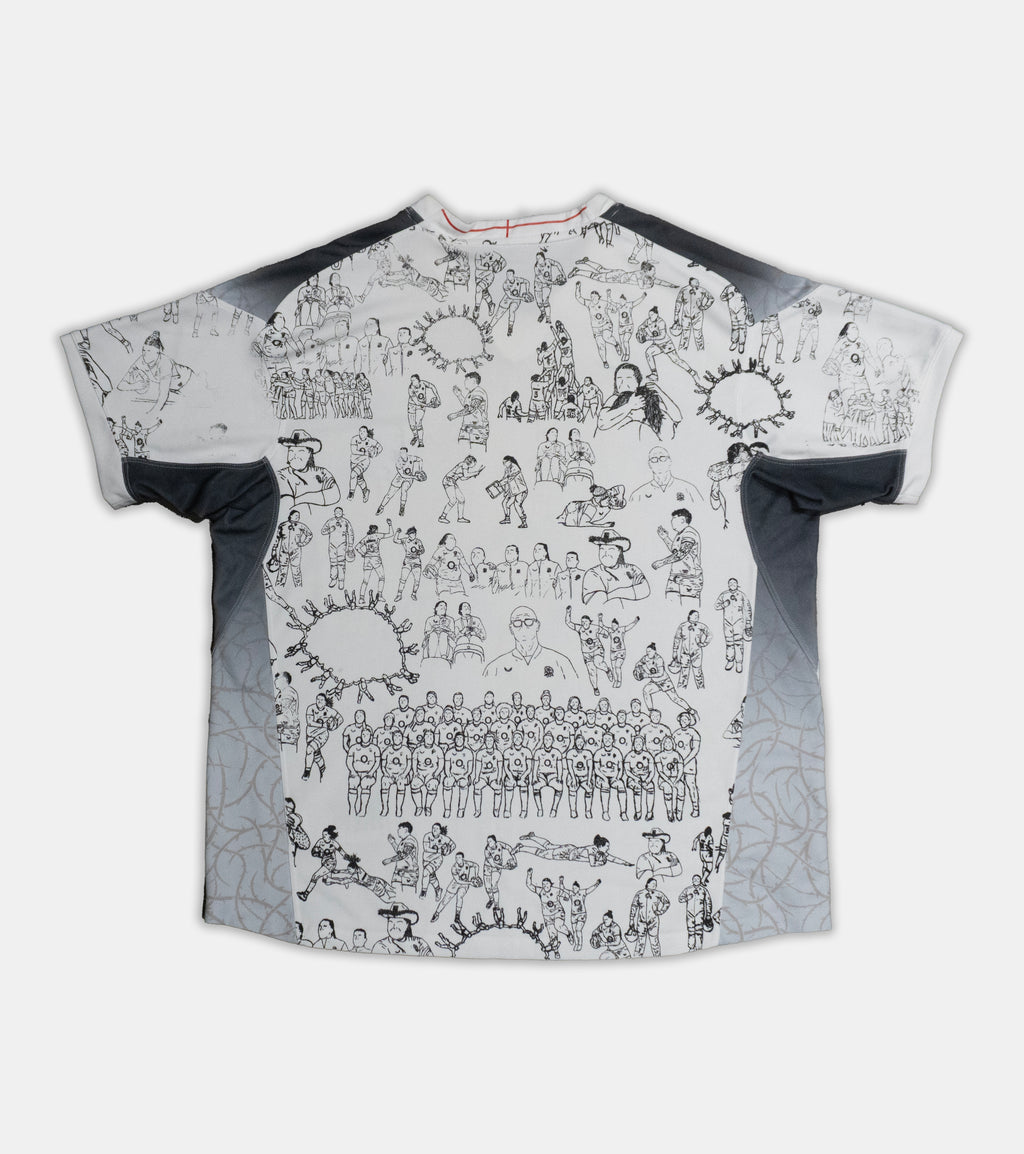 Custom Nike England Rugby top Men's Large