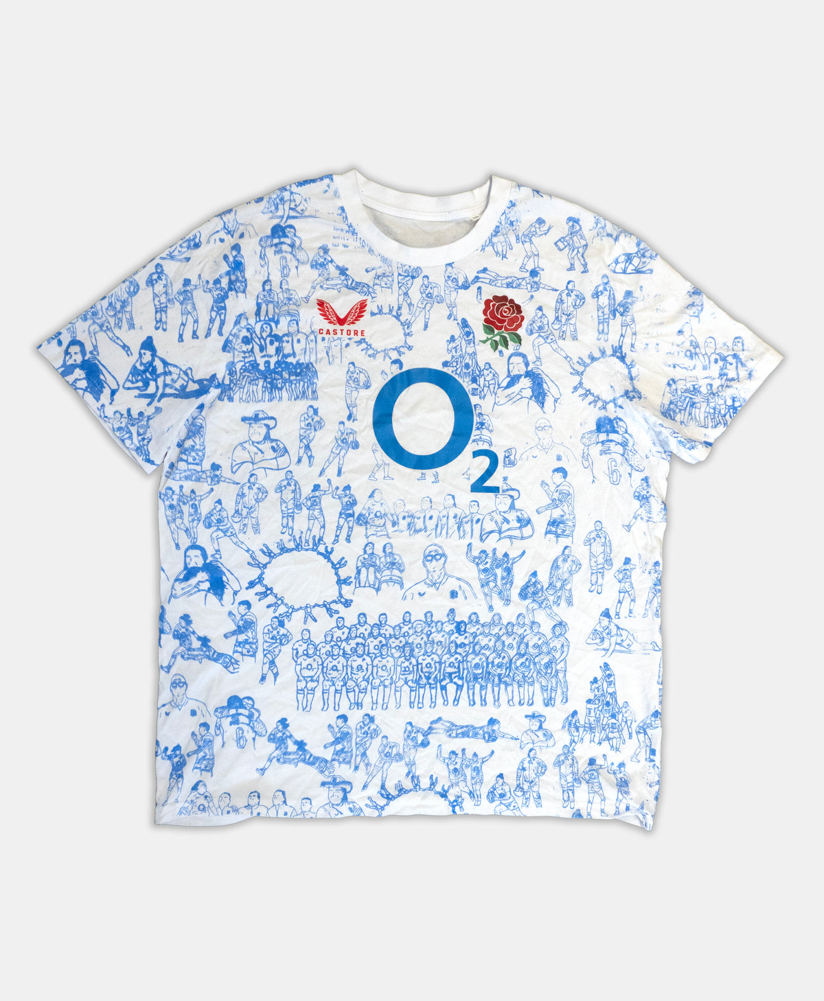 Castore Red Roses winners T-shirts Size : XXL
