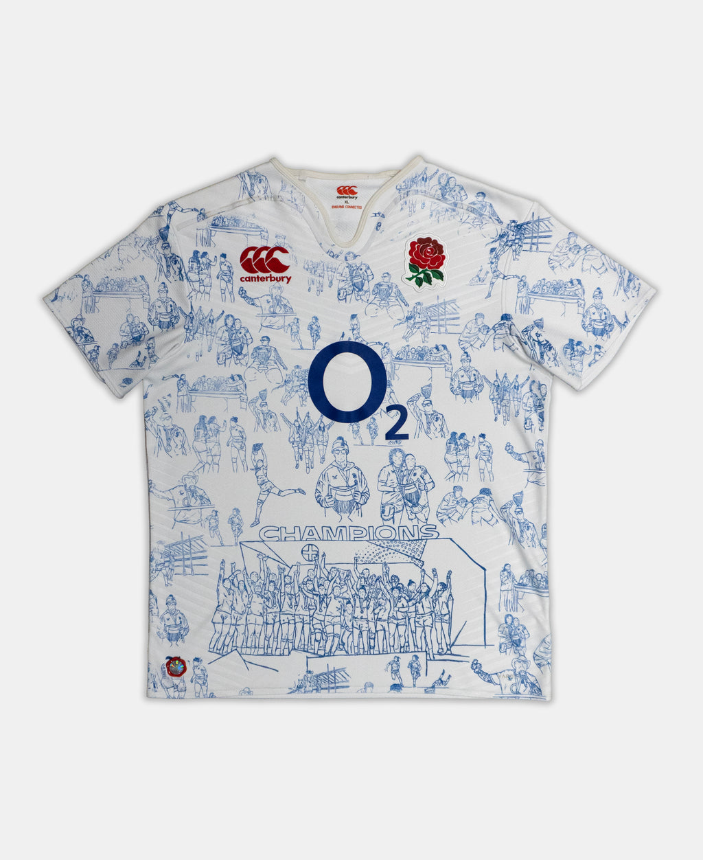 Custom Canterbury England Rugby top Men's XL