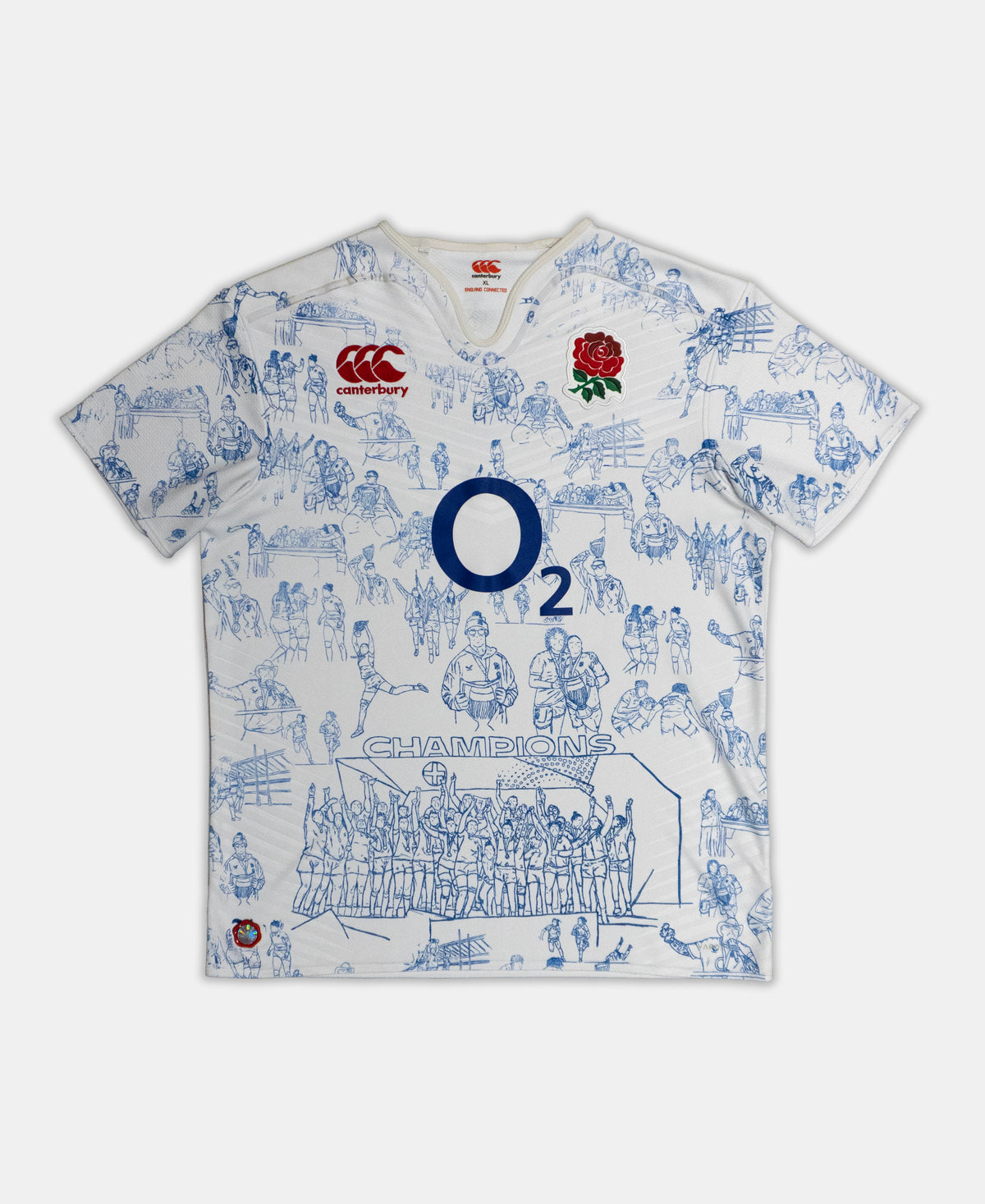 Custom Canterbury England Rugby top Men's XL