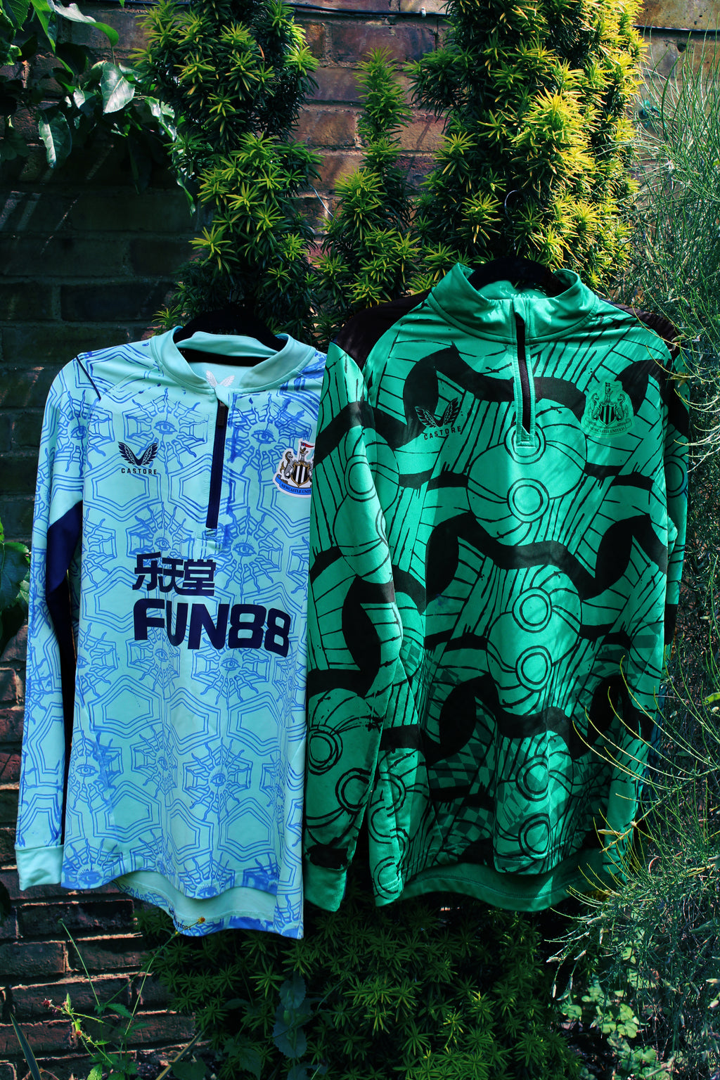 Custom Newcastle United Away Matchday 1/4 Zip