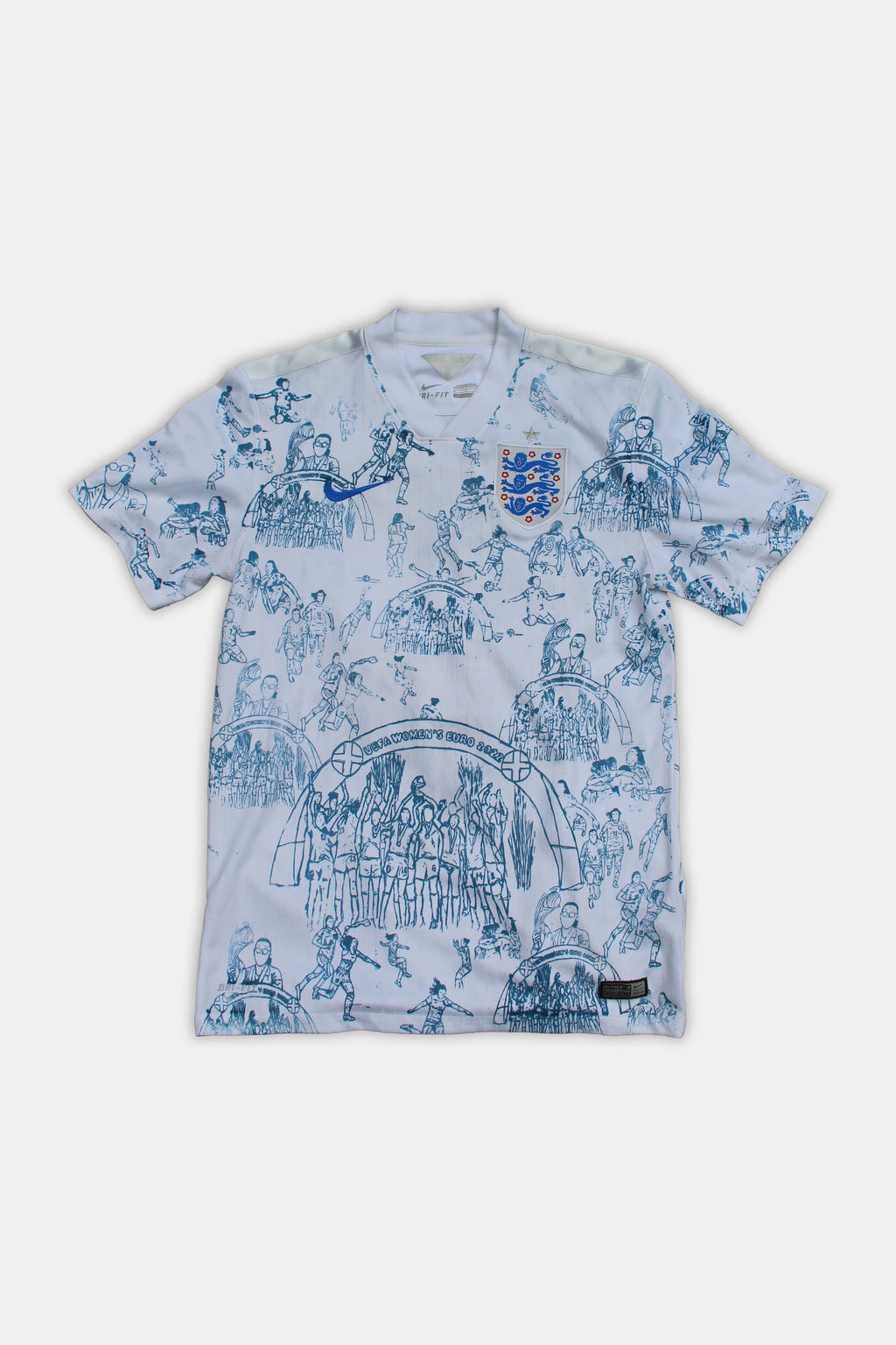 Custom England 2014 home shirt